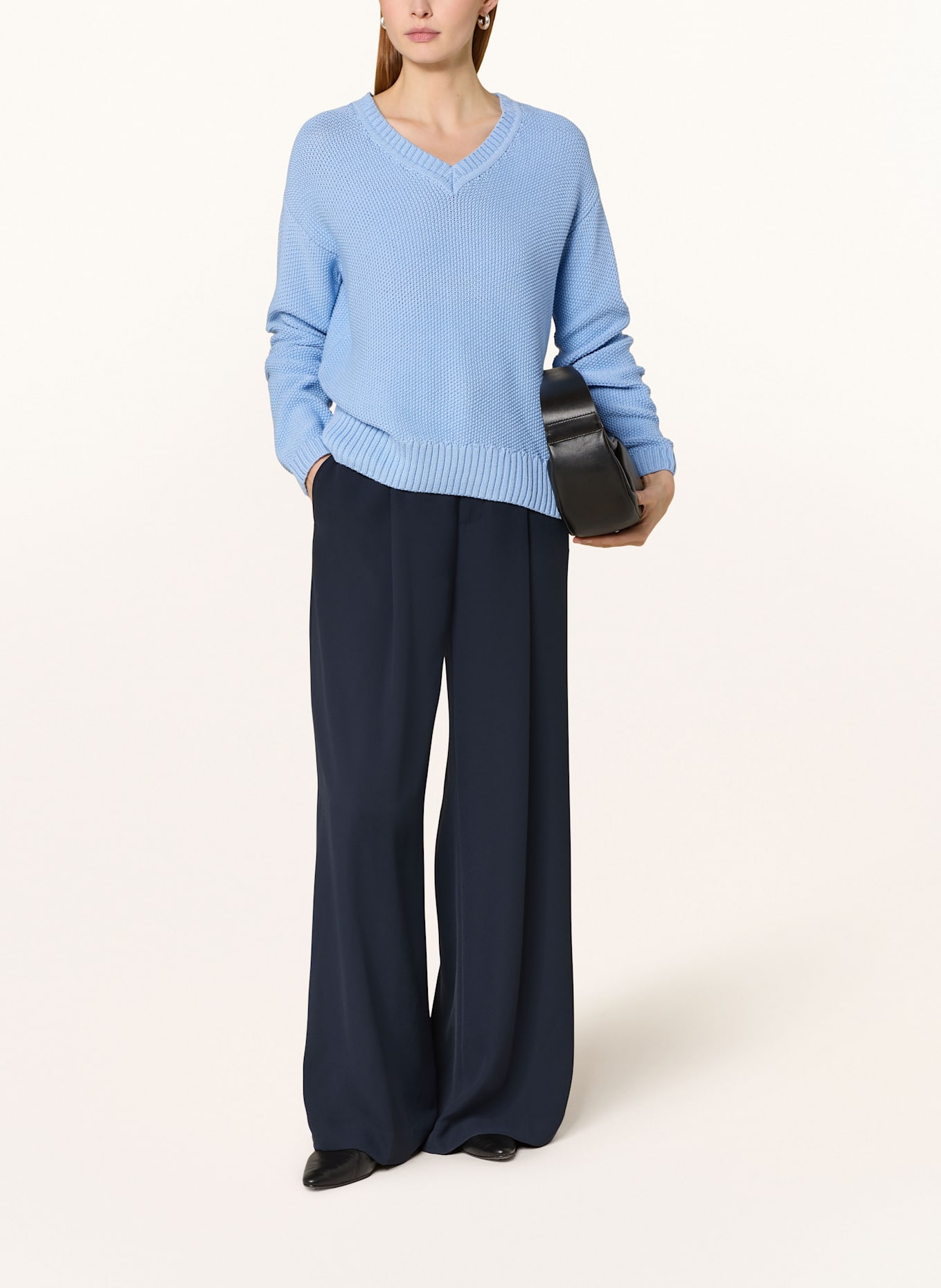 MORE & MORE Sweater: LIGHT BLUE