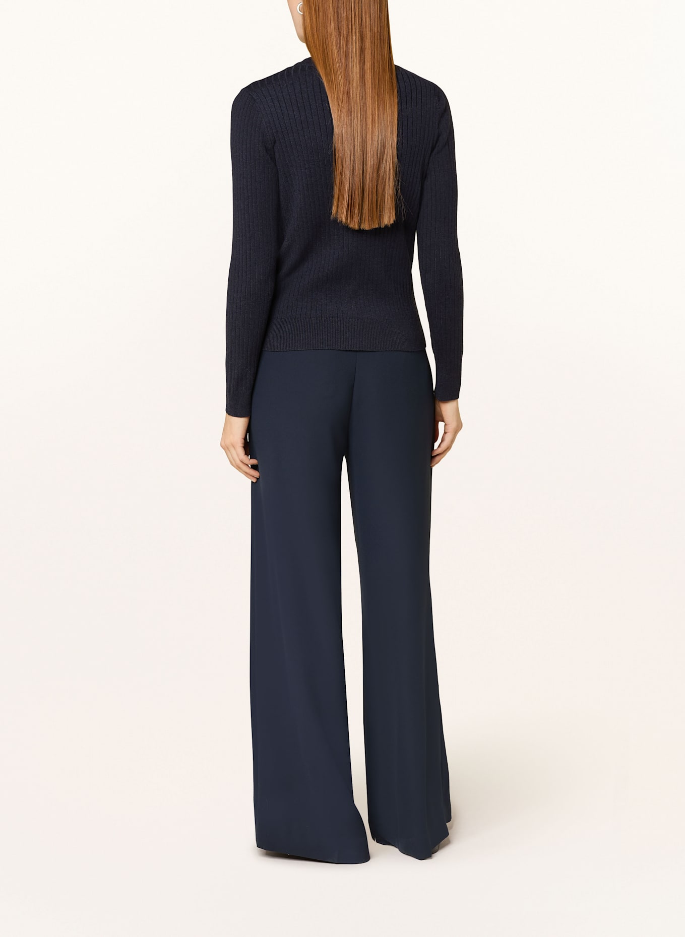 MORE & MORE Strickjacke: DUNKELBLAU