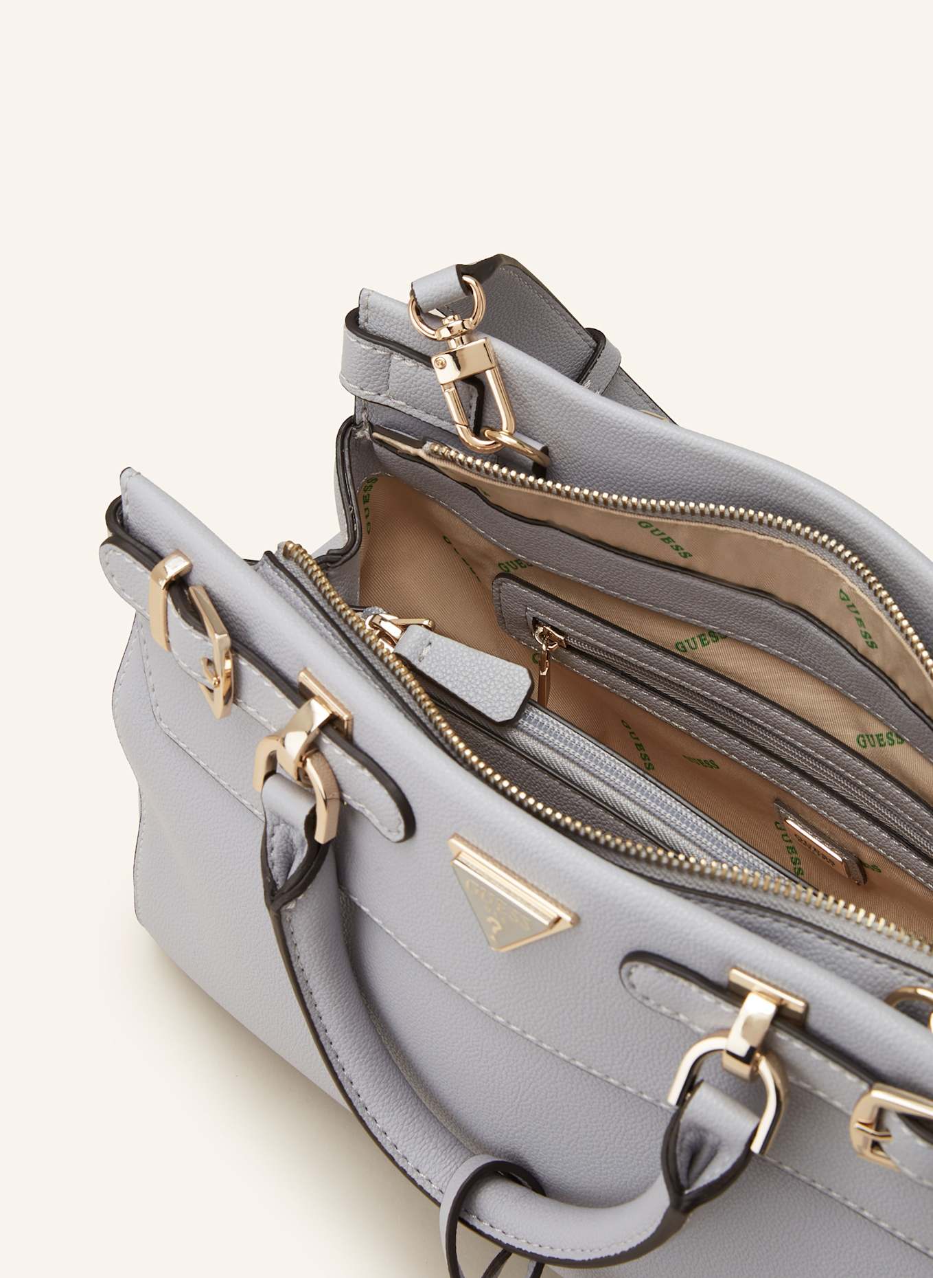 GUESS Handtasche ECO ALI: HELLGRAU