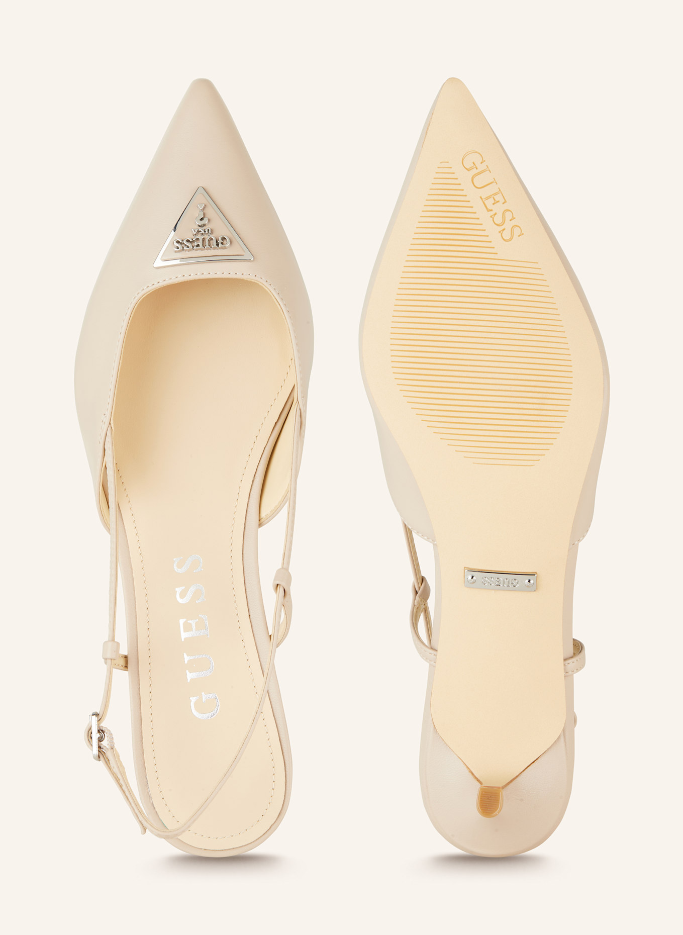 GUESS Slingpumps JESSON: BEIGE