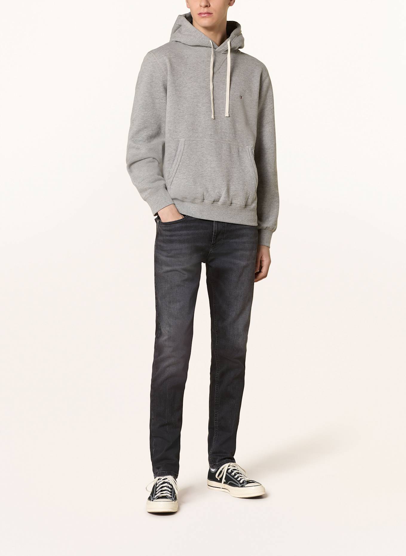 TOMMY JEANS Jeansy AUSTIN slim tapered fit: 1BZ Denim Black