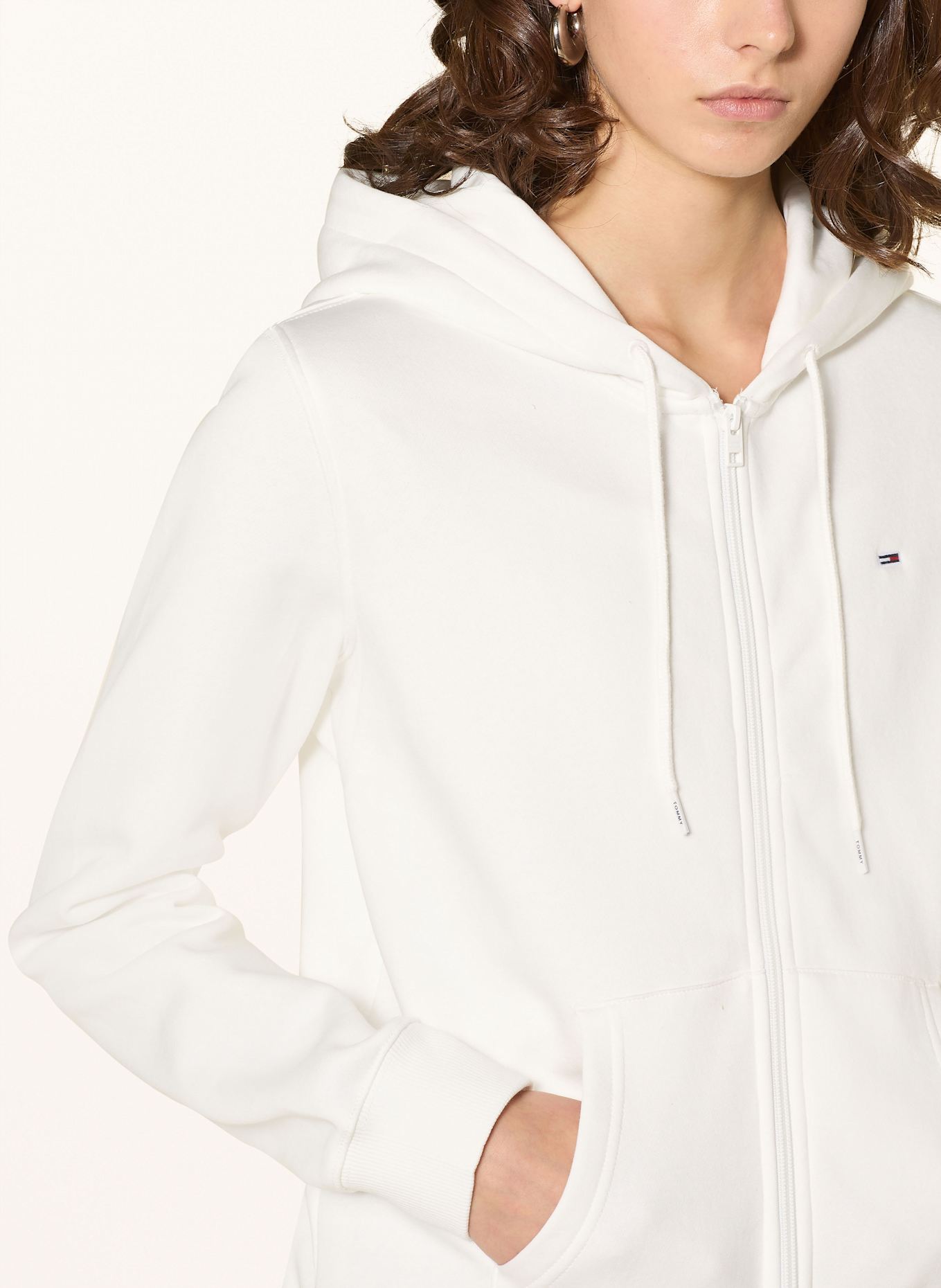 TOMMY JEANS Mikinová bunda: REŽNÁ