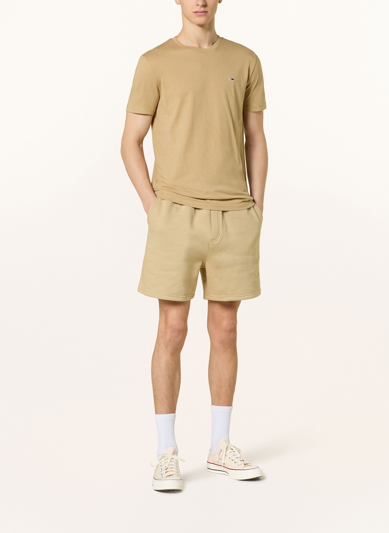 TOMMY JEANS T-Shirt: HELLBRAUN