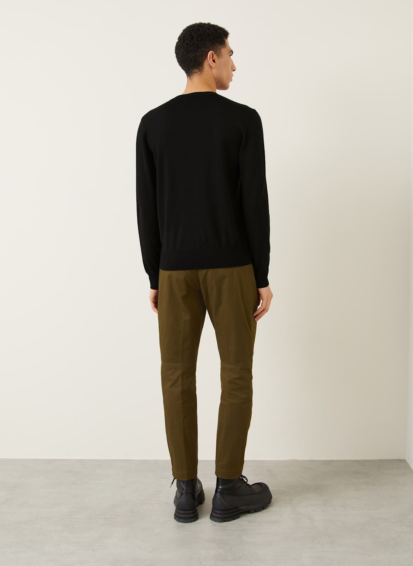 DSQUARED2 Pullover D2 LEAF: SCHWARZ