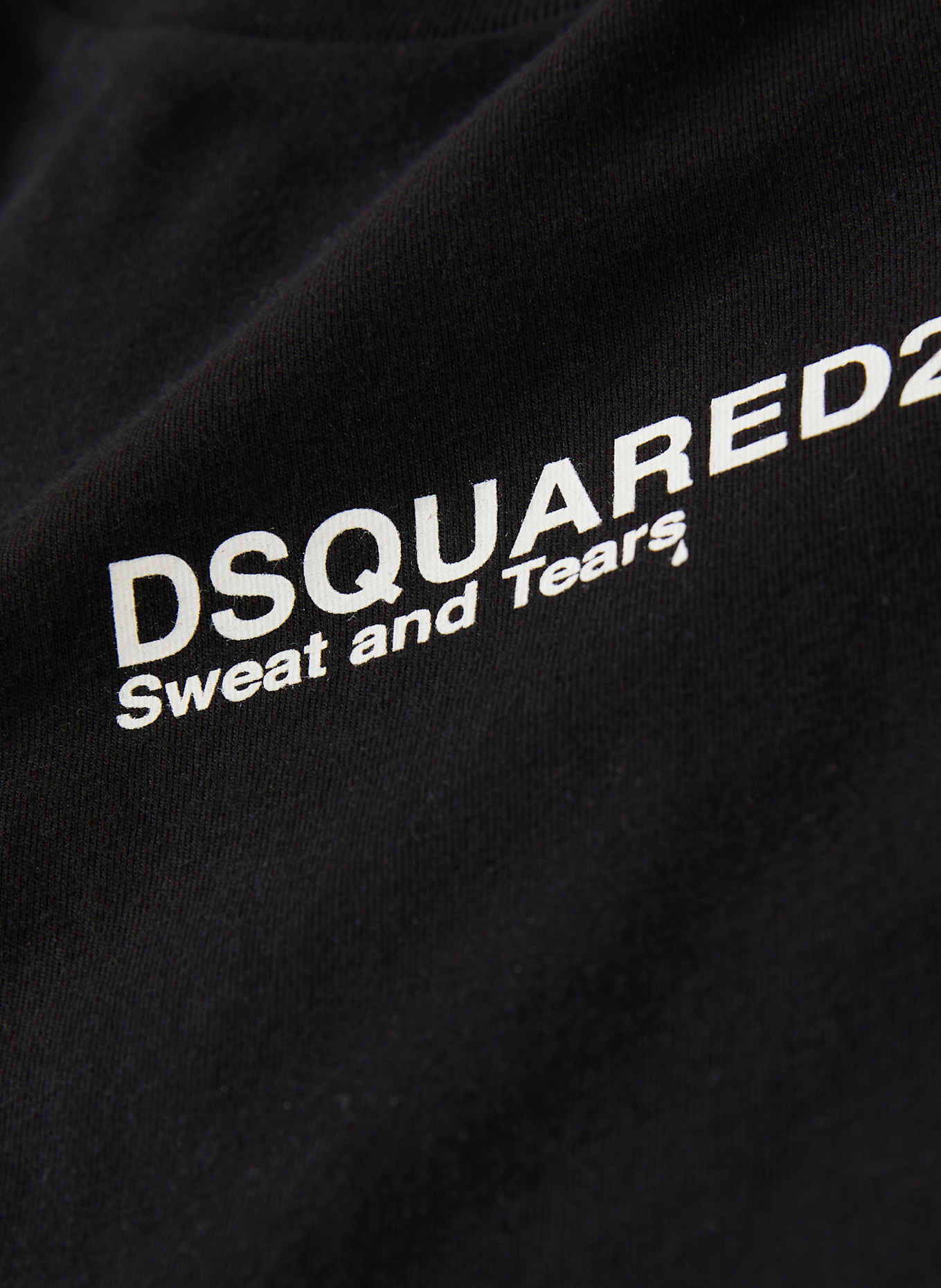 DSQUARED2 T-Shirt COOL FIT: SCHWARZ/ WEISS