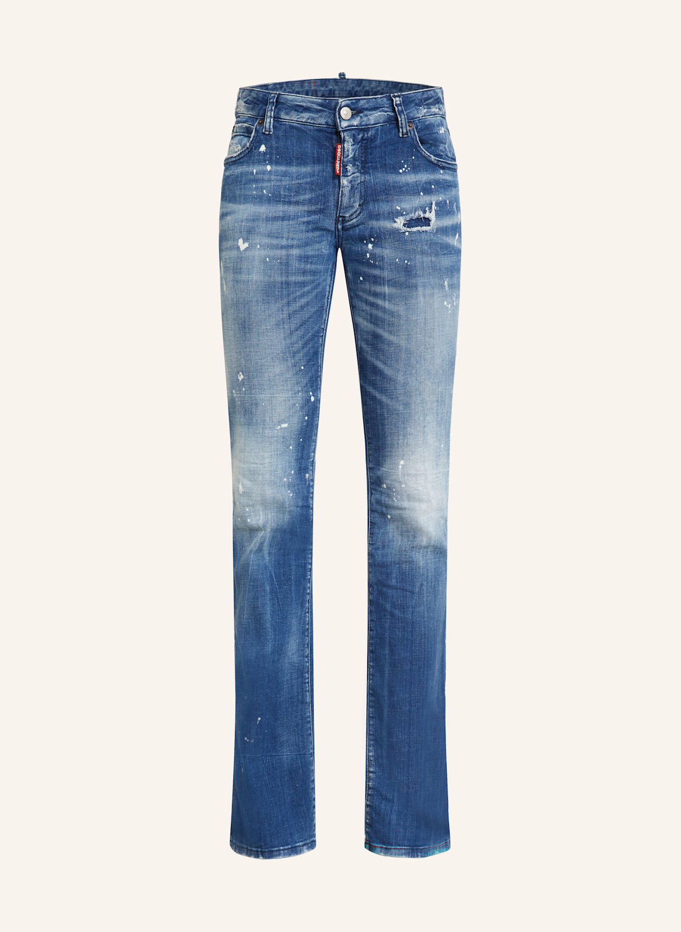DSQUARED2 Flared Jeans FILO: 470 NAVY BLUE