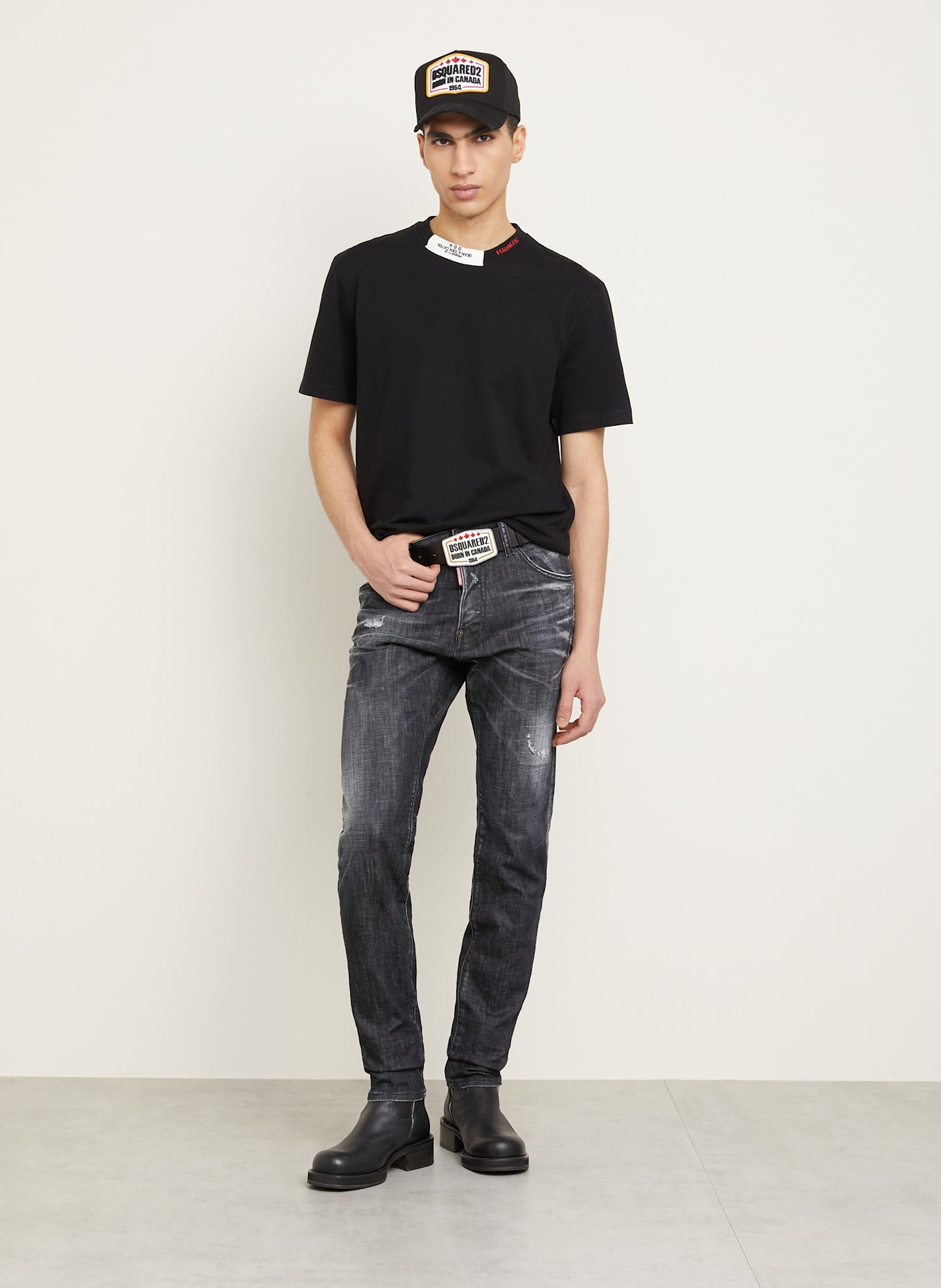 DSQUARED2 T-Shirt: SCHWARZ
