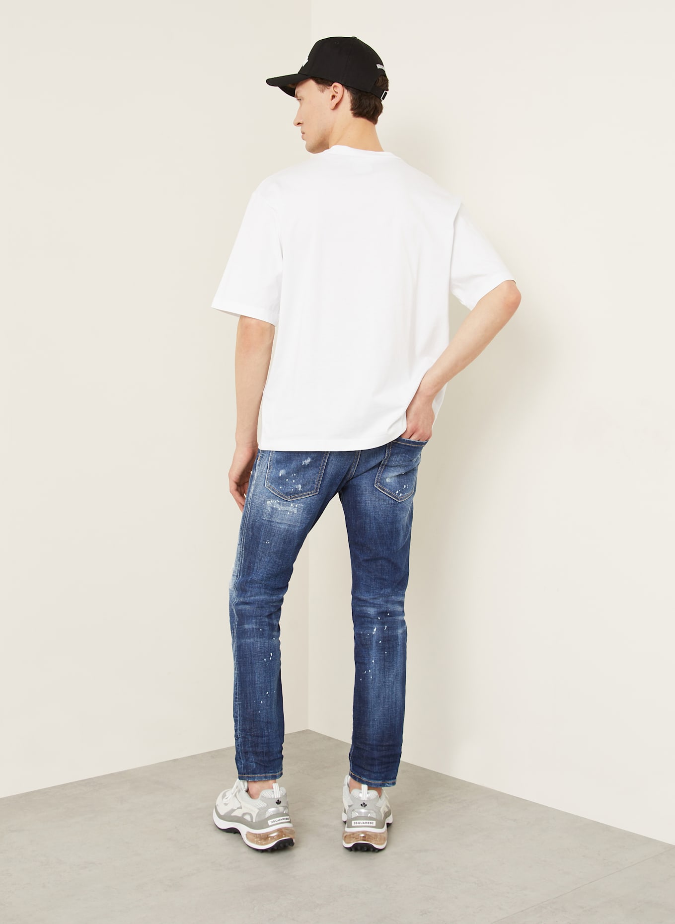 DSQUARED2 Tričko: BÍLÁ