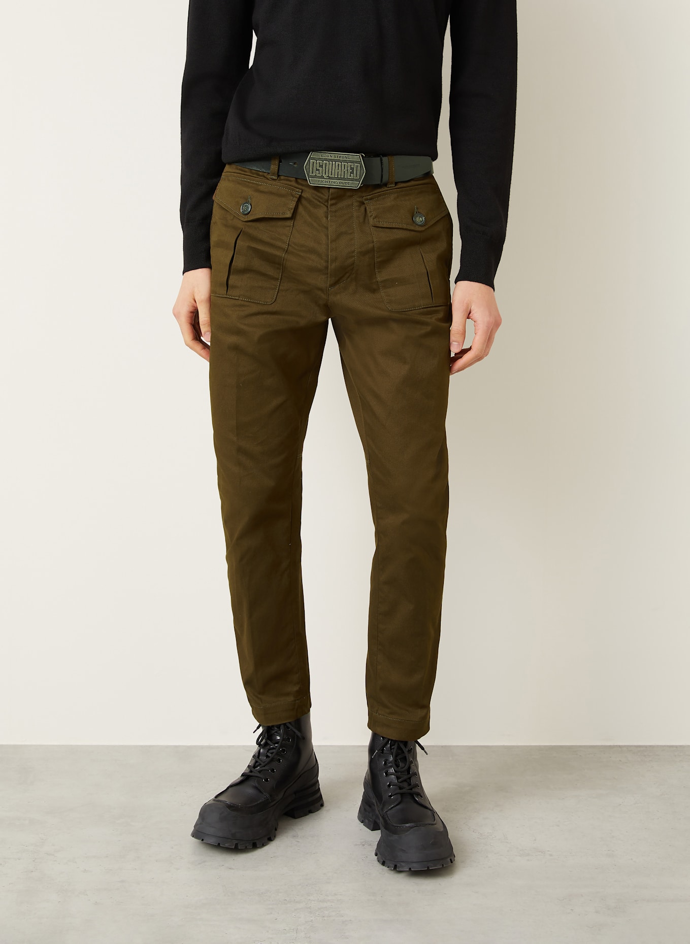 DSQUARED2 Chino Extra Slim Fit: KHAKI