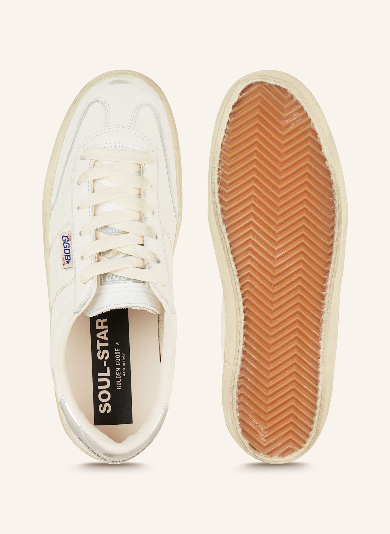 GOLDEN GOOSE Sneakersy SOUL STAR: BIAŁY