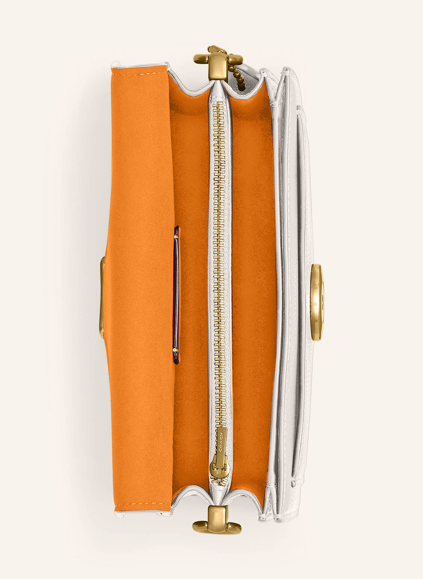 Coach orange sling bag shop