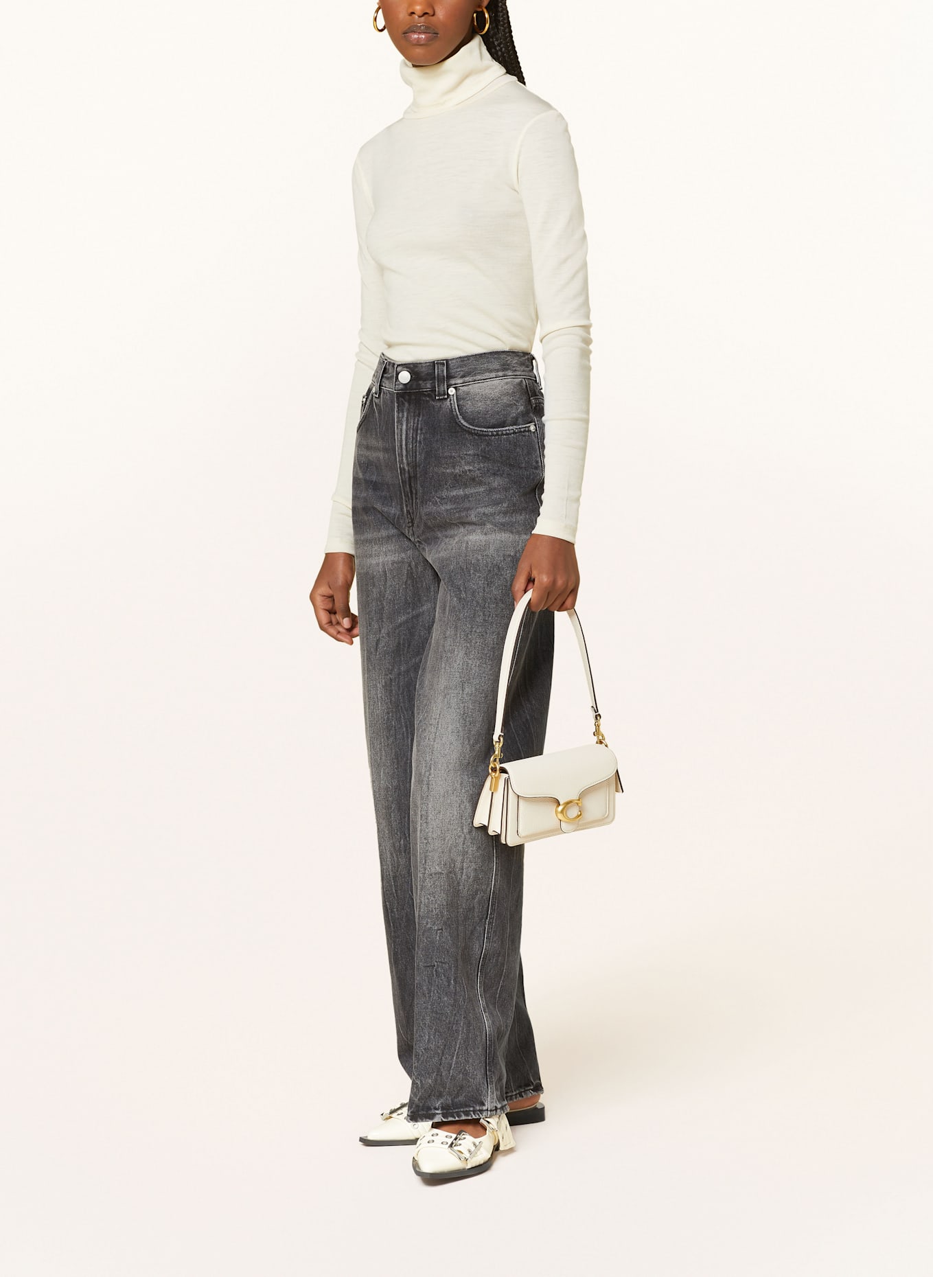 COACH COACH Borsa a tracolla nudo rosso ruggine: CREME/ WEISS