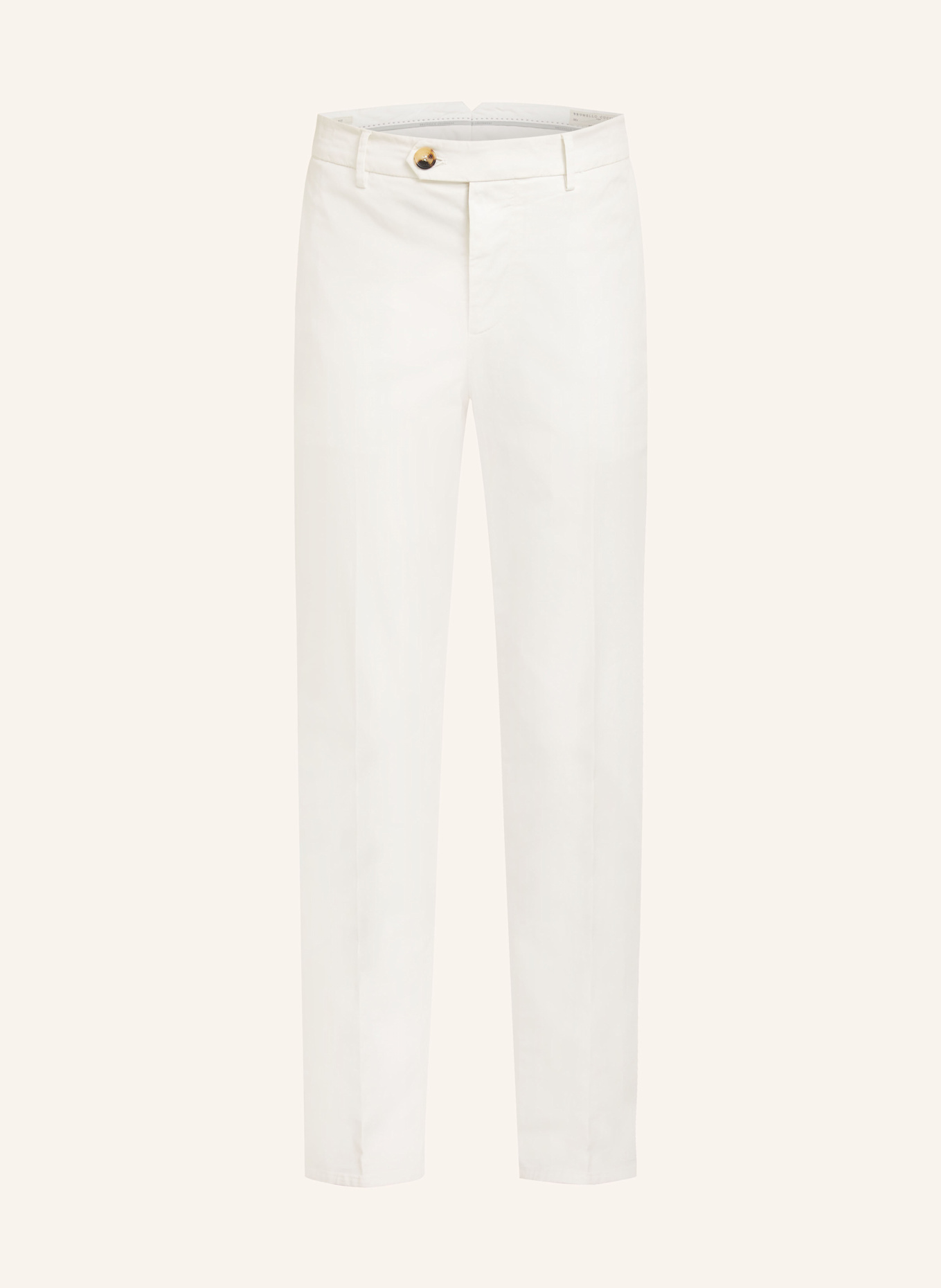 BRUNELLO CUCINELLI Chino : WEISS