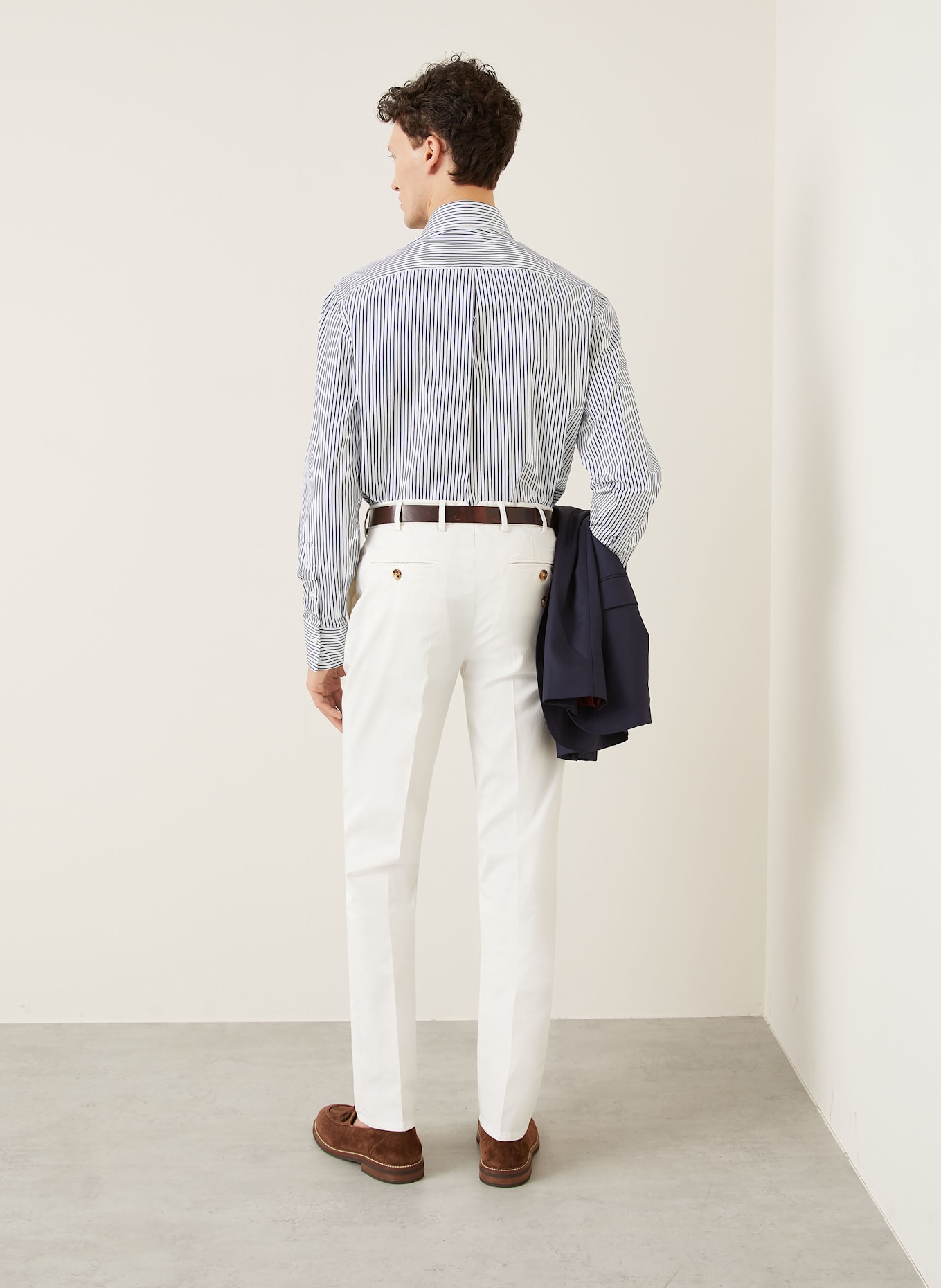 BRUNELLO CUCINELLI Chino : WEISS