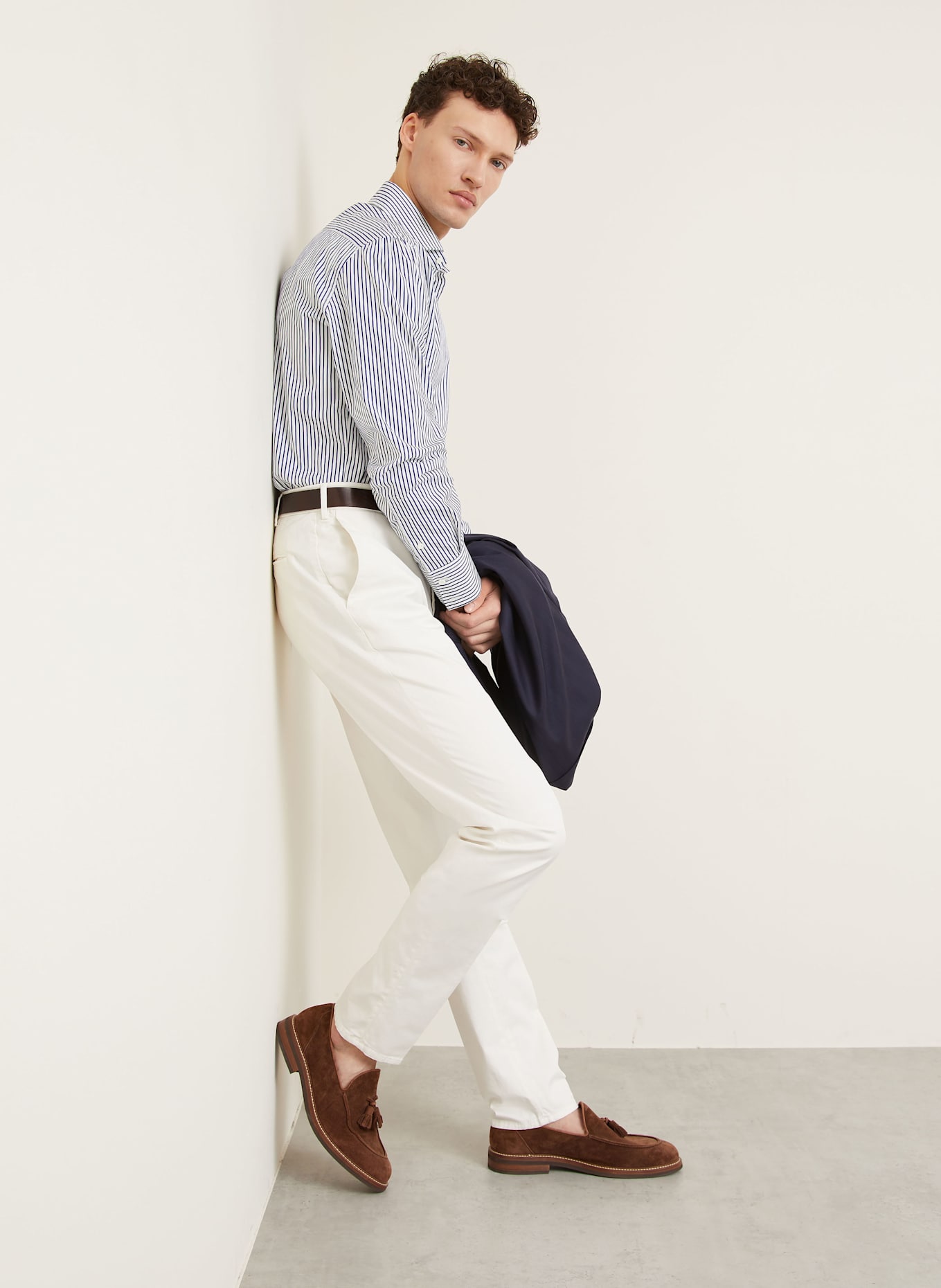 BRUNELLO CUCINELLI Chino : WEISS