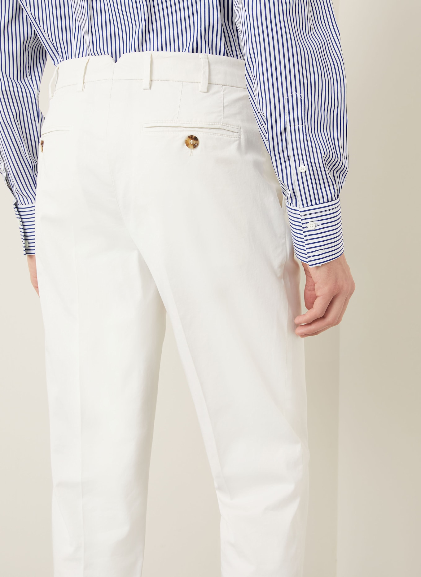 BRUNELLO CUCINELLI Chino : WEISS