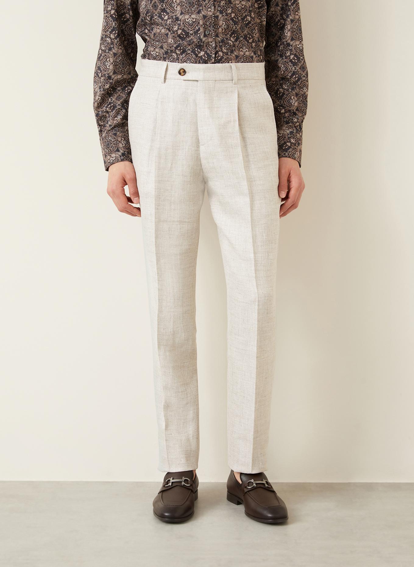 BRUNELLO CUCINELLI Suit slim fit with linen: C2165 JUTA