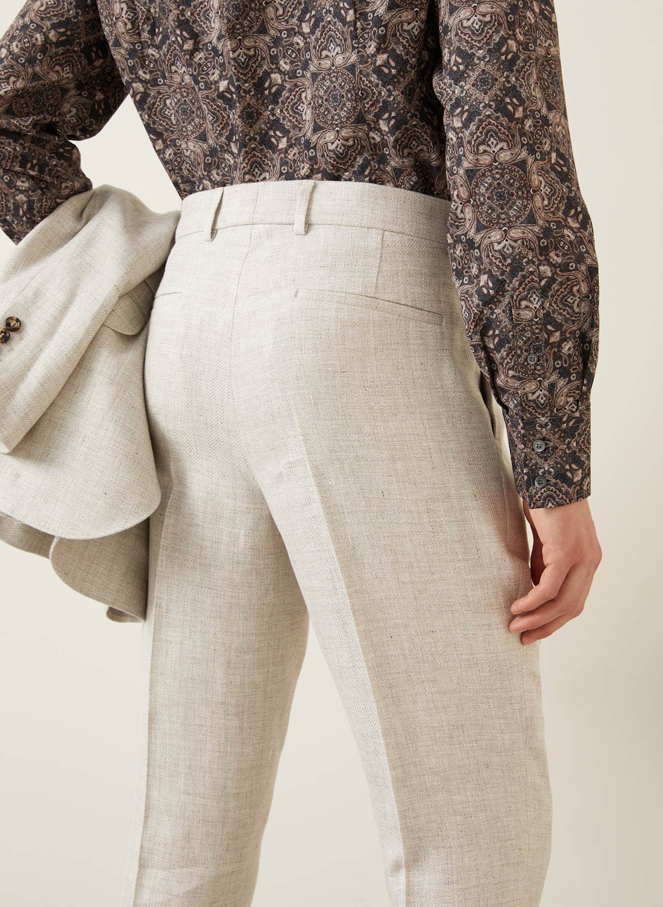 BRUNELLO CUCINELLI Suit slim fit with linen: C2165 JUTA