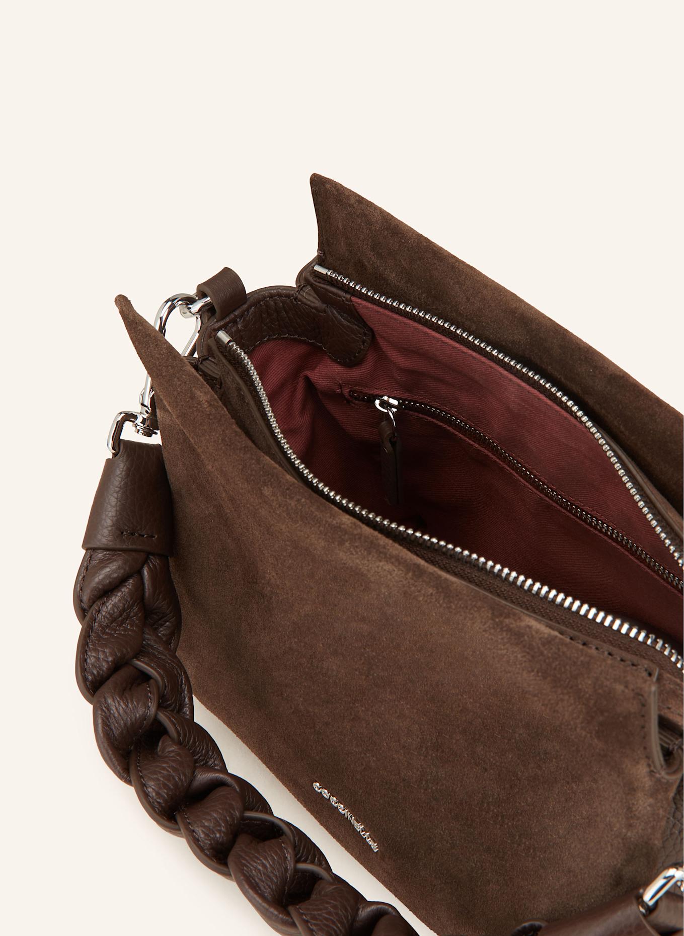 COCCINELLE Schultertasche: BRAUN