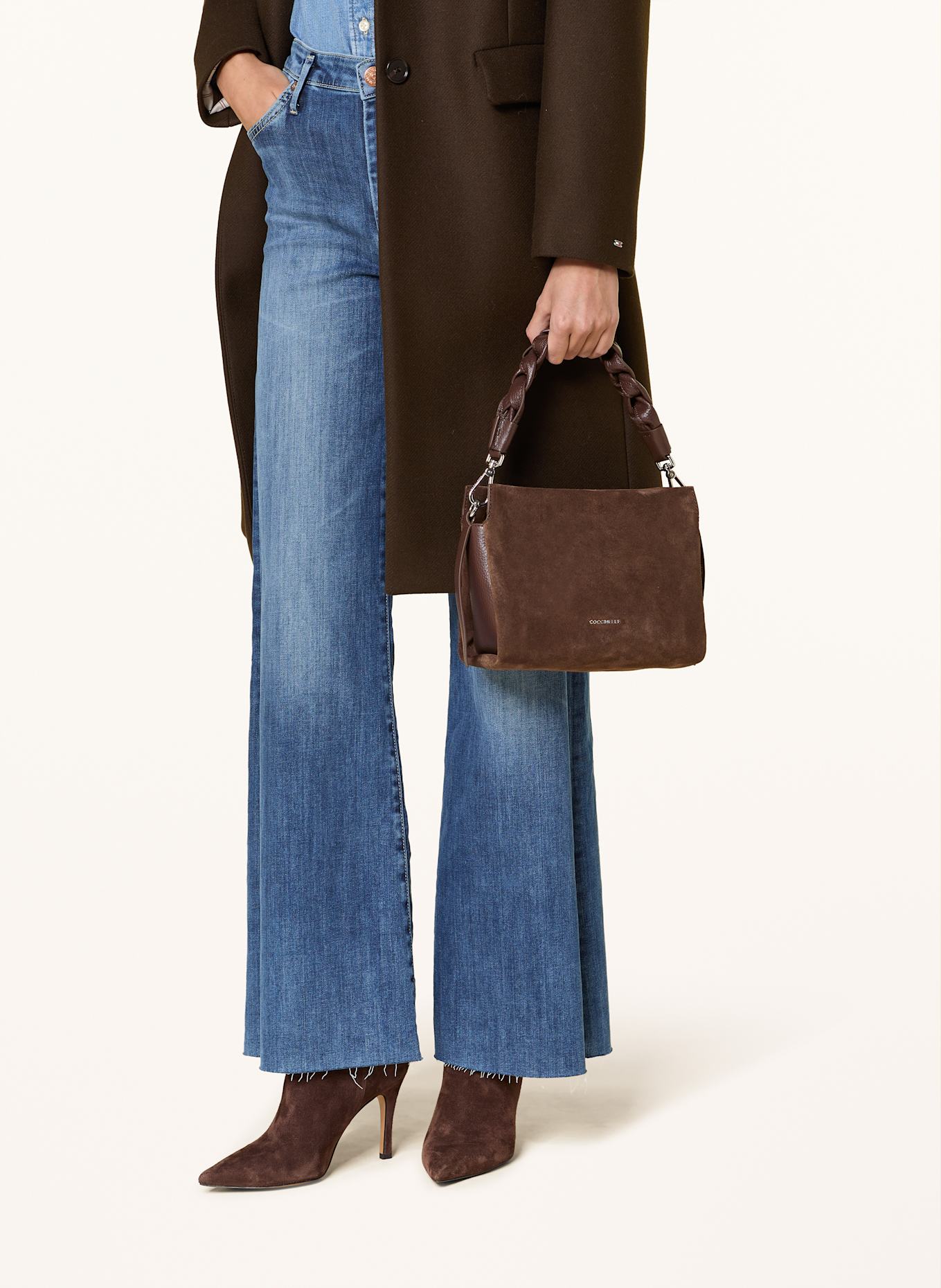 COCCINELLE Schultertasche: BRAUN