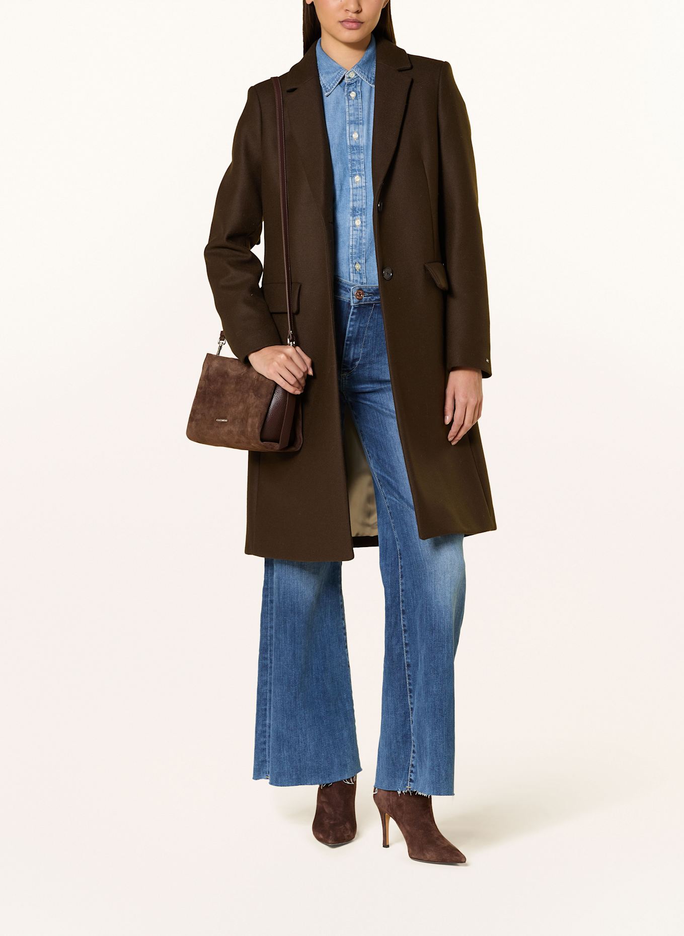 COCCINELLE Schultertasche: BRAUN