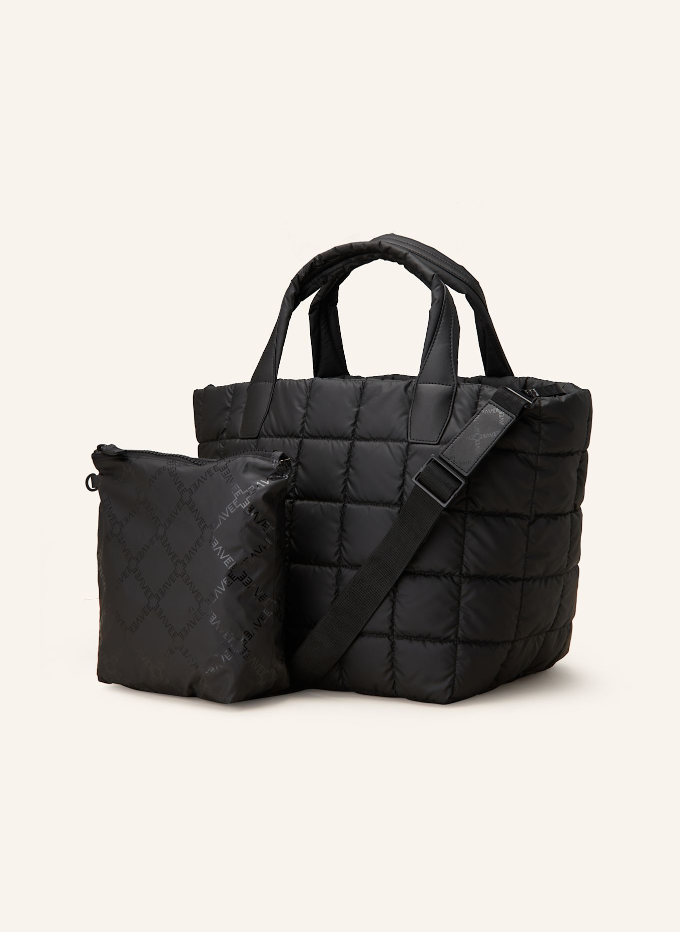 Vee Collective Shopper PORTER TOTE MEDIUM: SCHWARZ