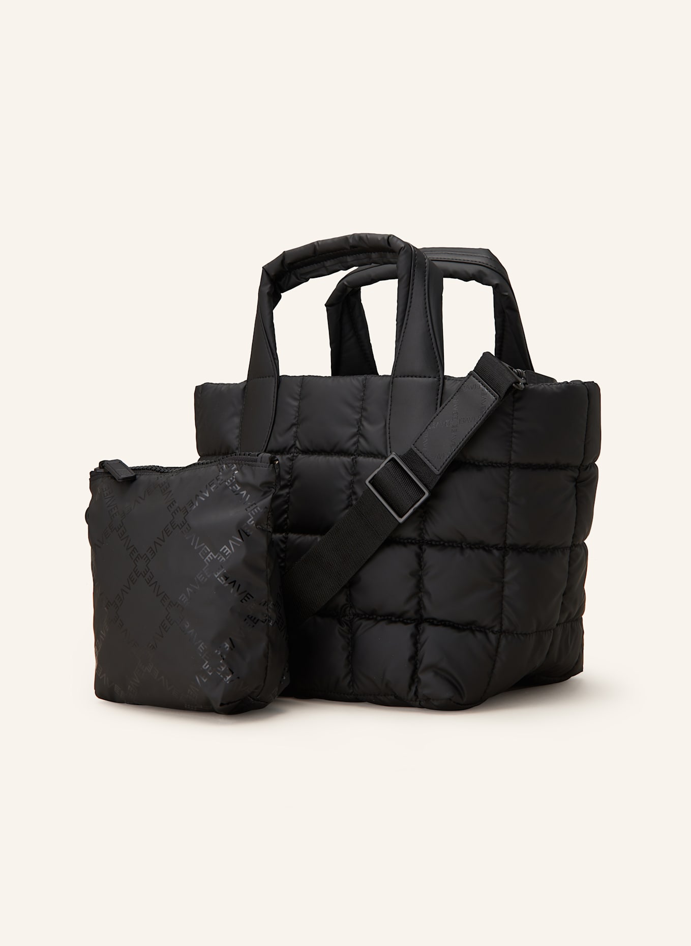 Vee Collective Shopper PORTER TOTE SMALL mit Pouch, Farbe: SCHWARZ (Bild 2)