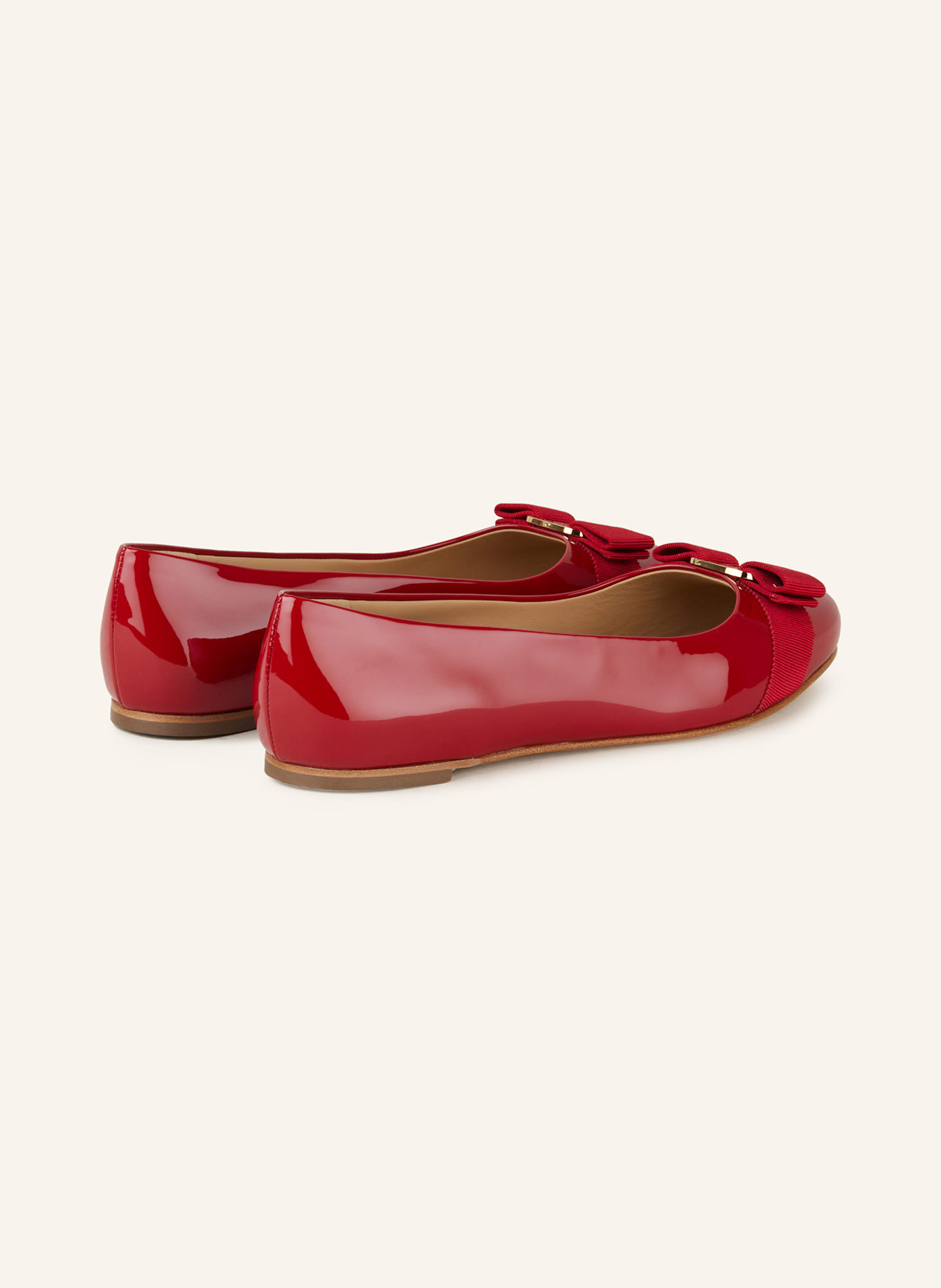 FERRAGAMO Ballet flats VARINA: RED