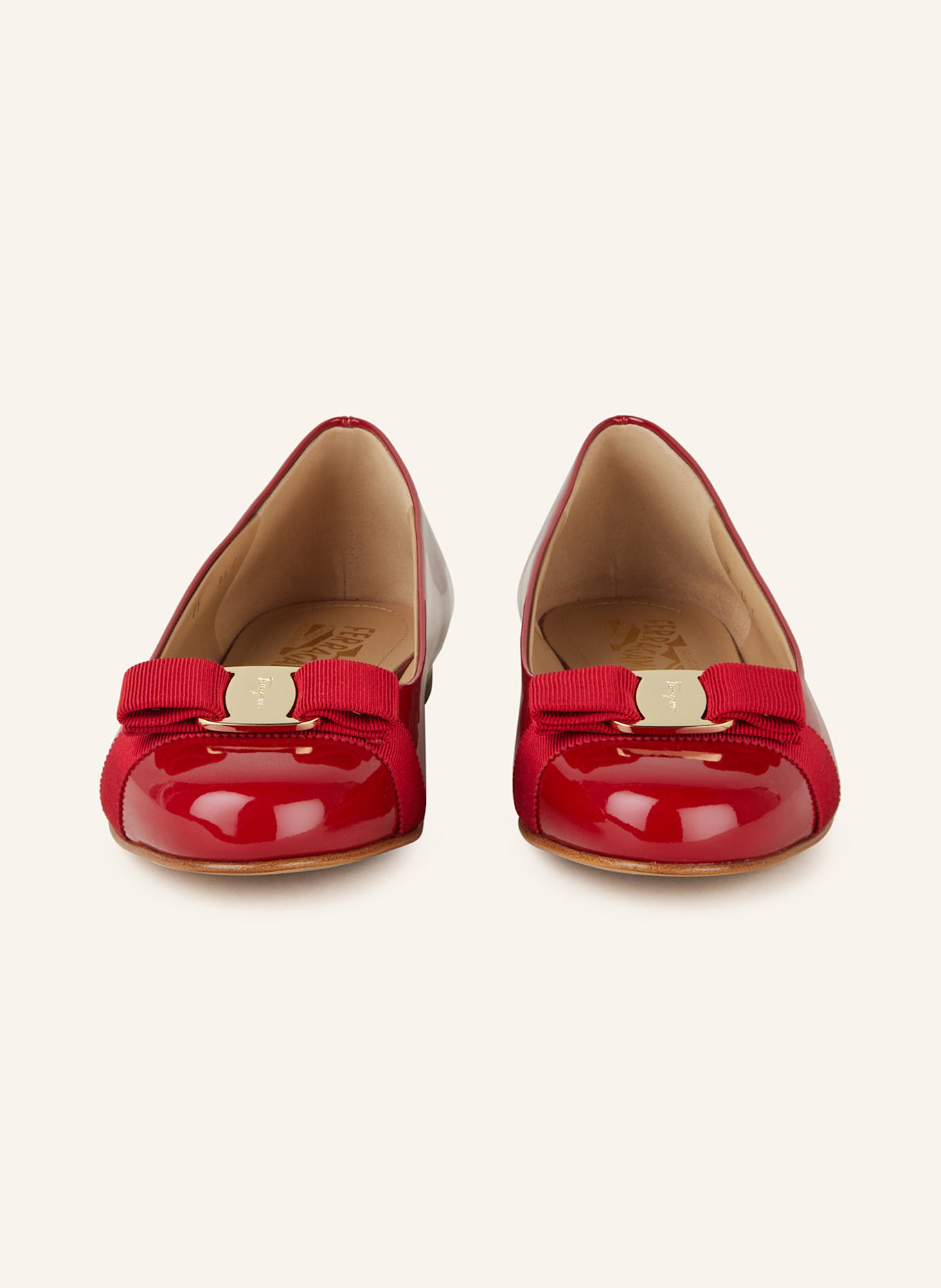 FERRAGAMO Ballet flats VARINA: RED
