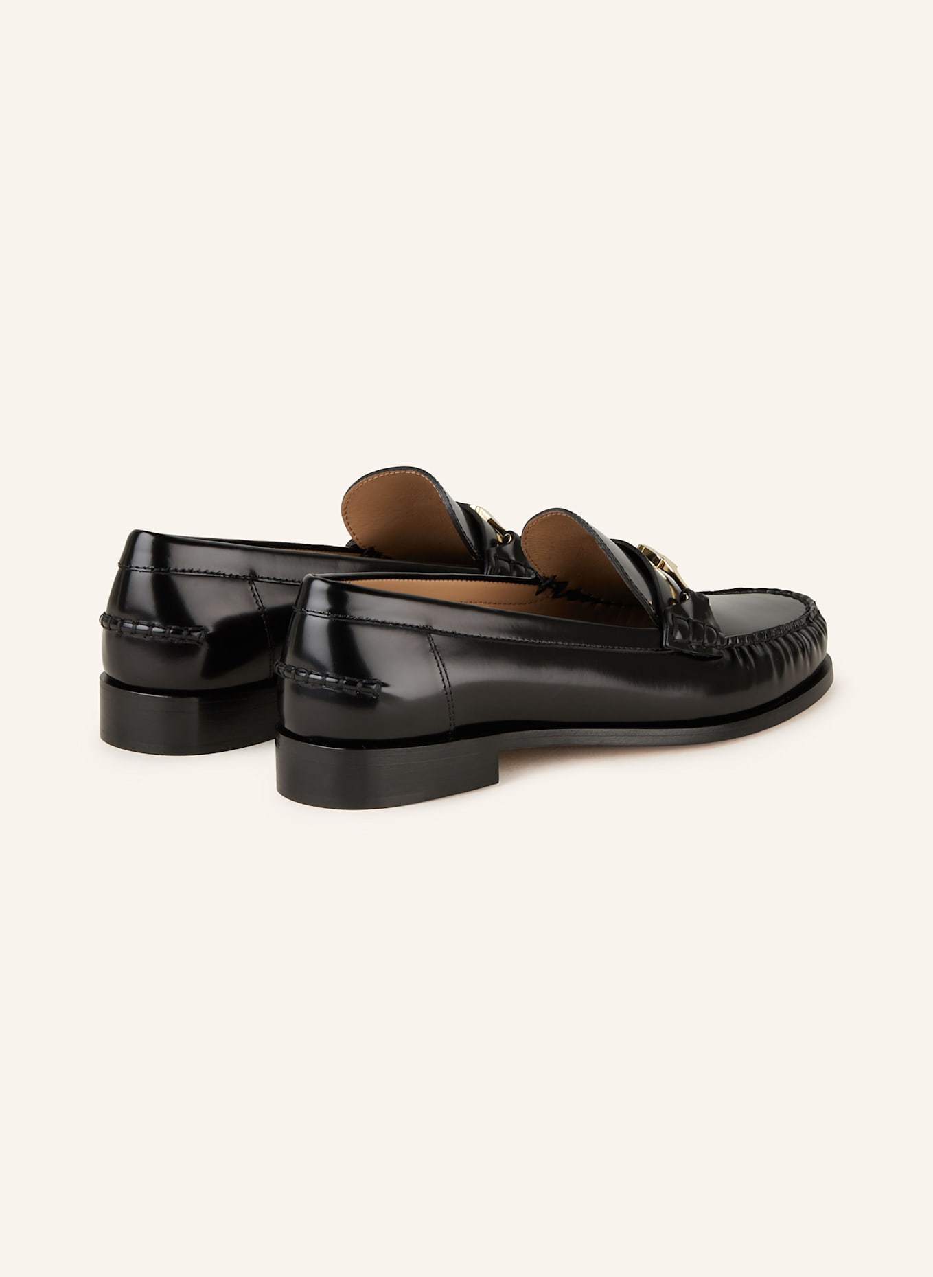 FERRAGAMO Loafersy HARRY: CZARNY