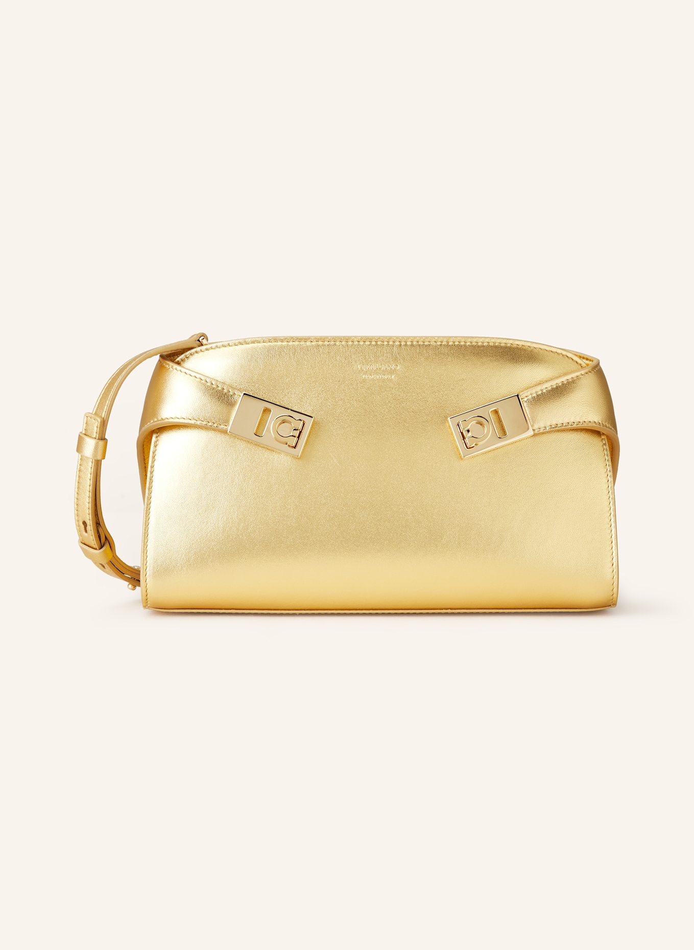 FERRAGAMO Umhängetasche HUG: GOLD
