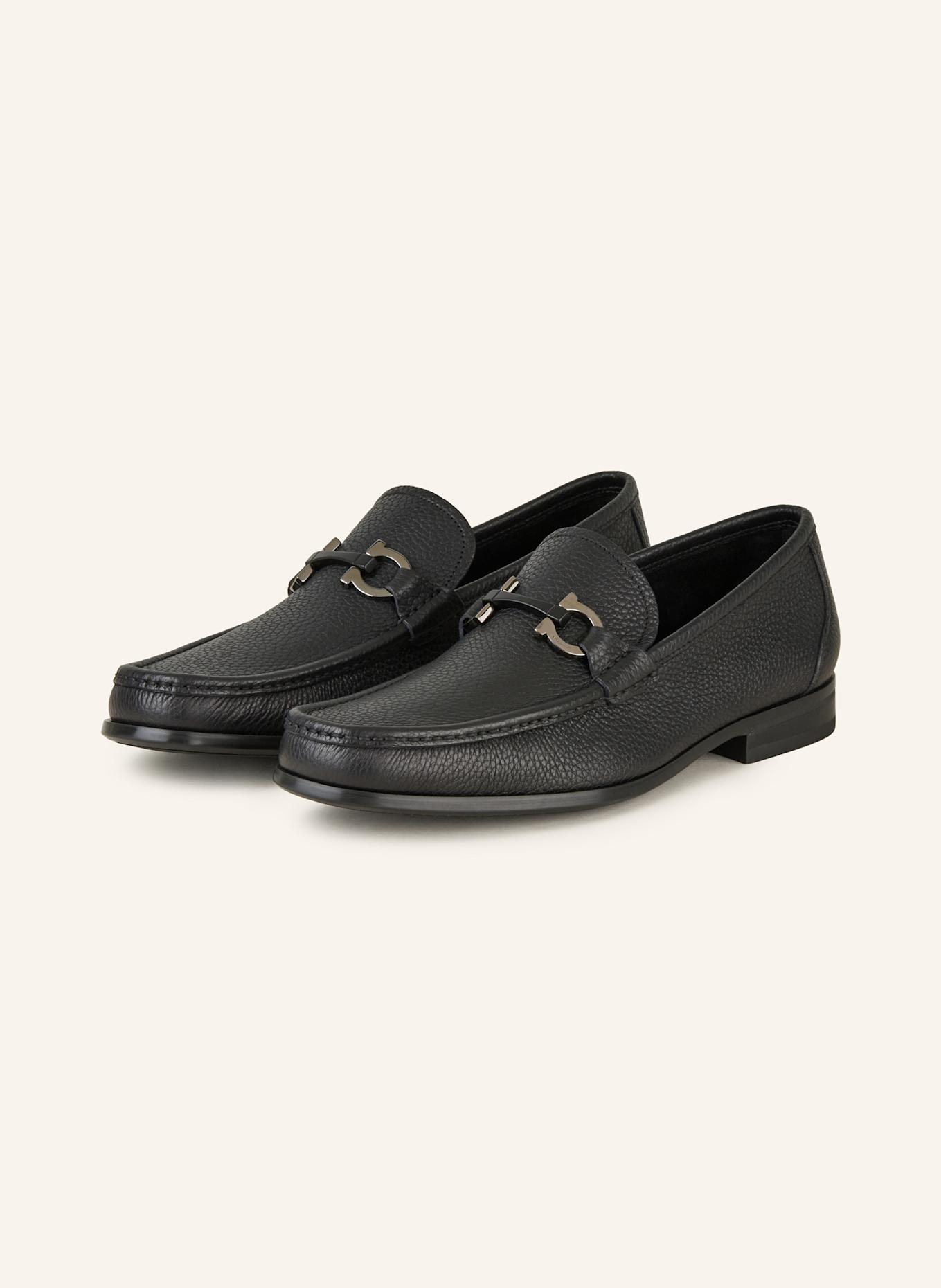Salvatore ferragamo white loafers on sale