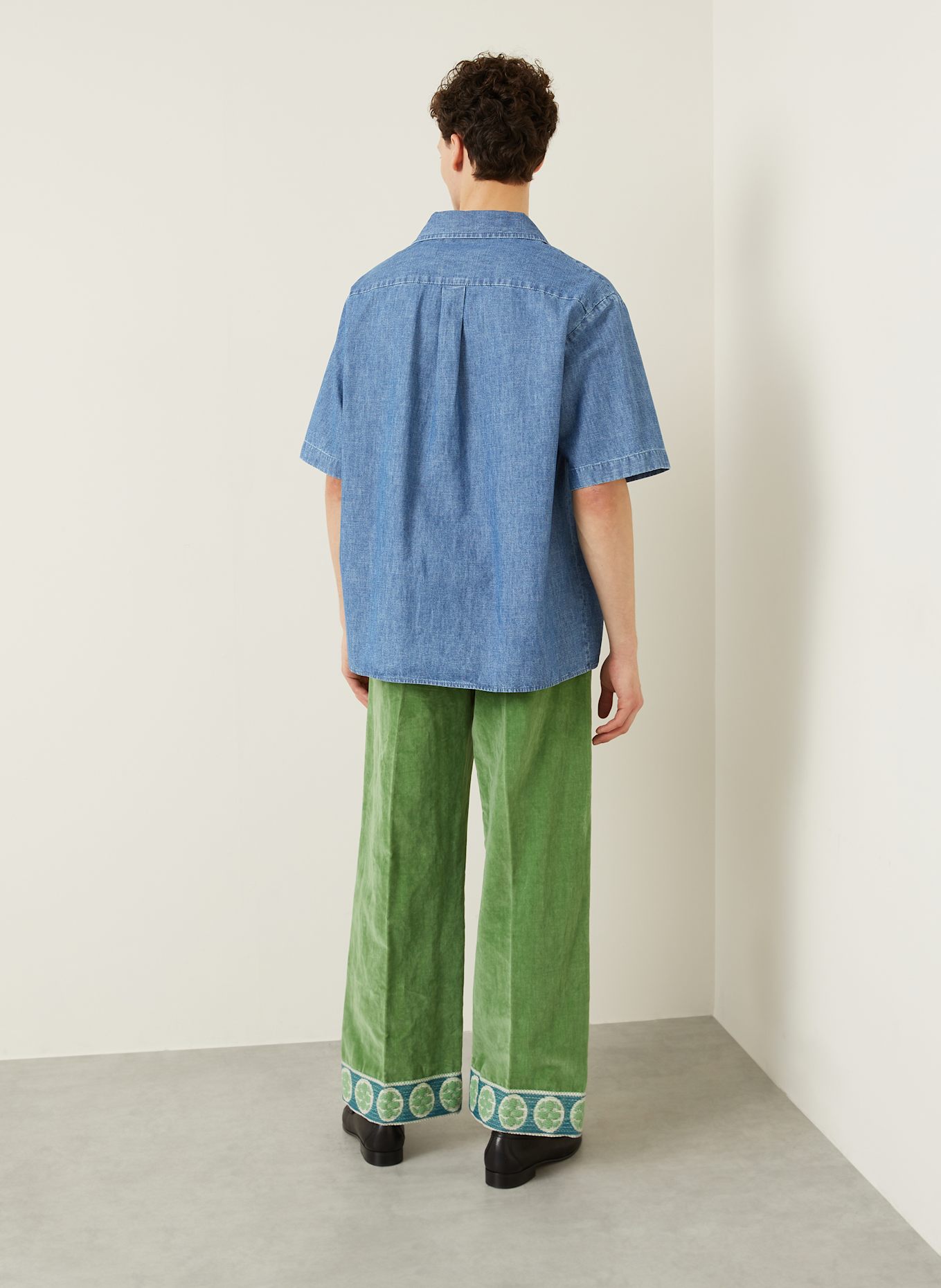 VALENTINO Denim shirt comfort fit: BLUE