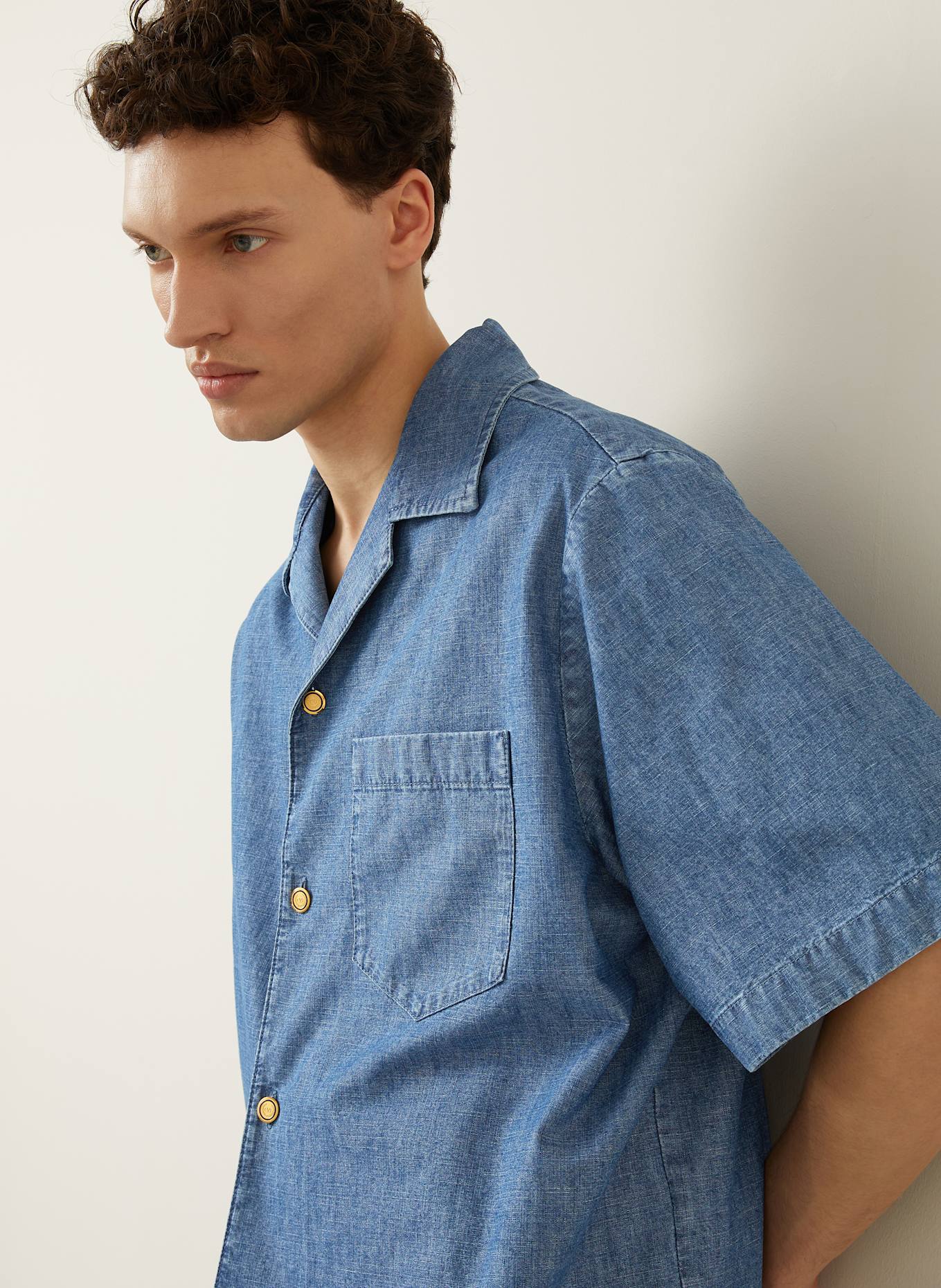 VALENTINO Denim shirt comfort fit: BLUE