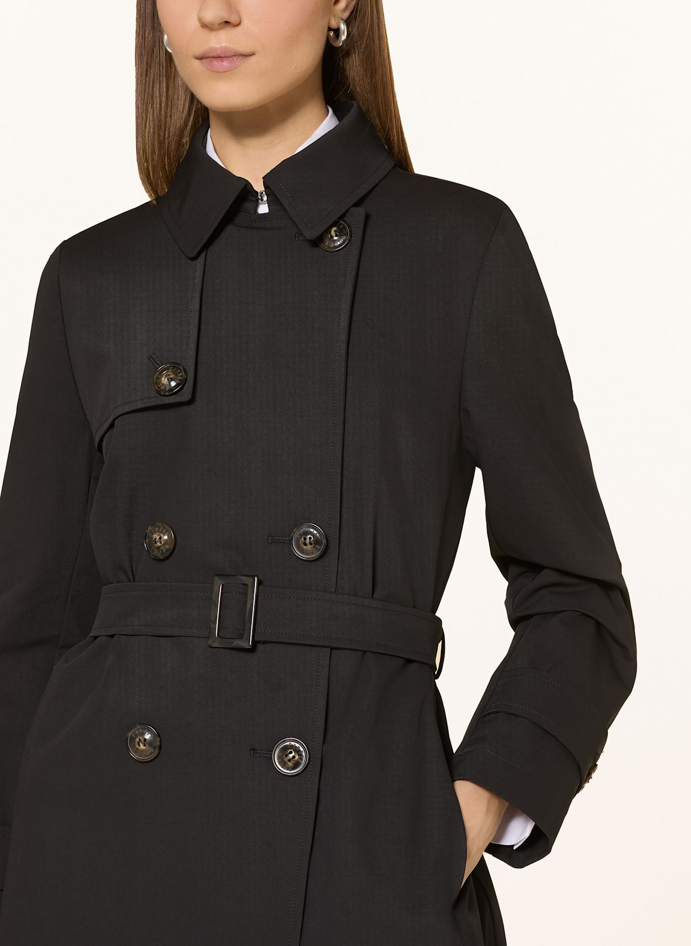 CINZIA ROCCA Trencz: CZARNY