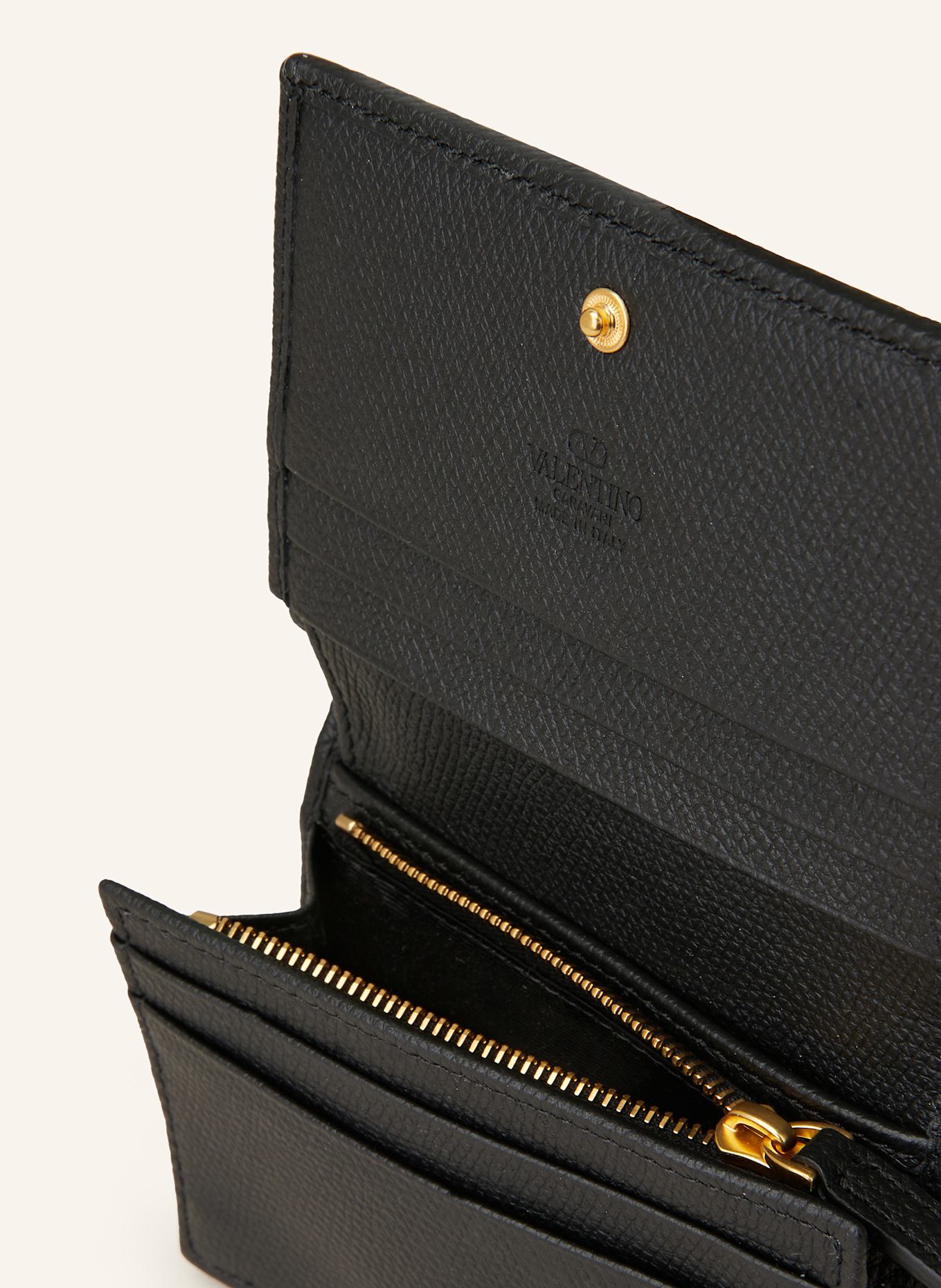 VALENTINO GARAVANI Geldbörse VLOGO SIGNATURE: SCHWARZ