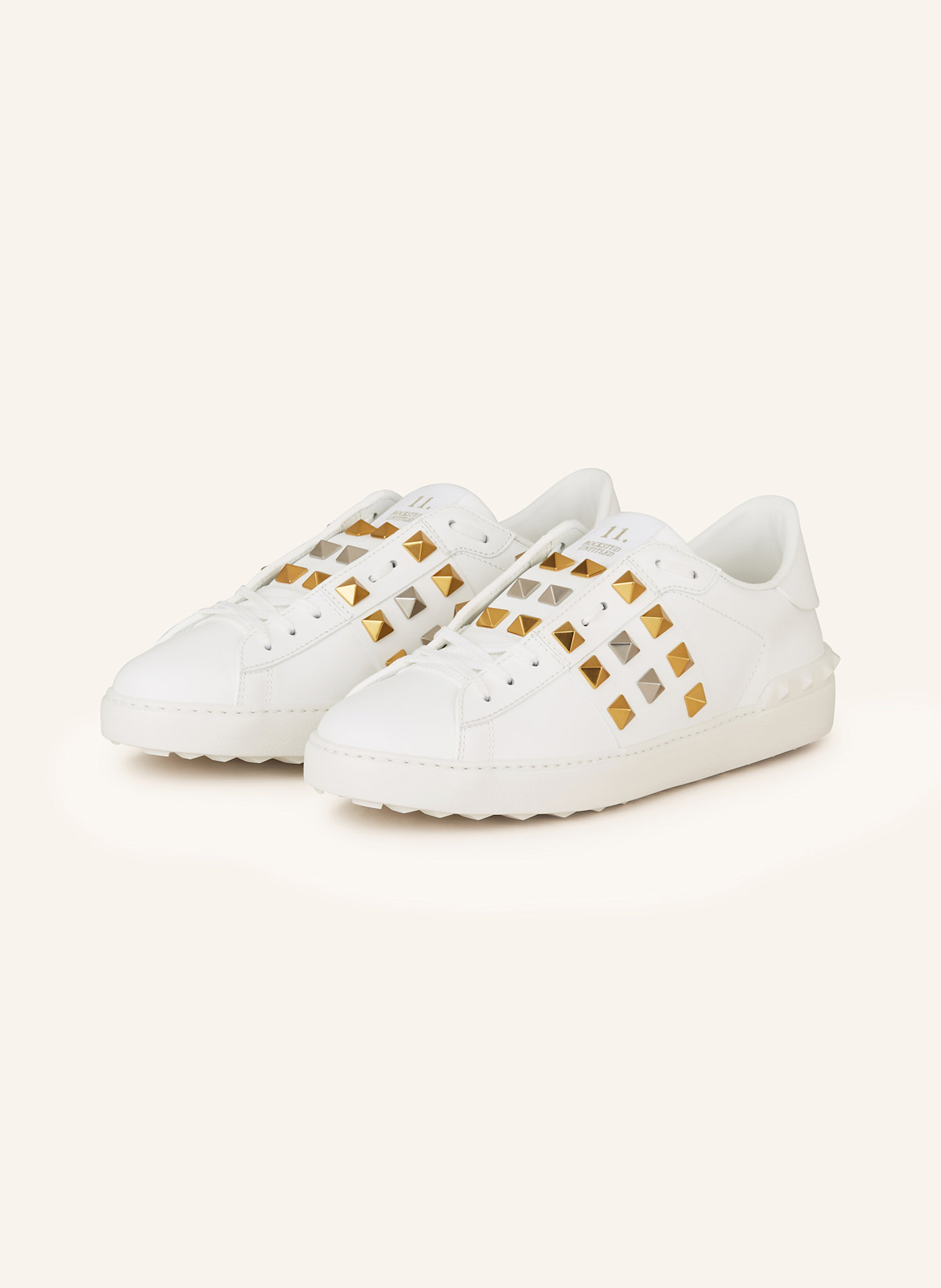 VALENTINO GARAVANI Sneaker ROCKSTUD mit Nieten: WEISS