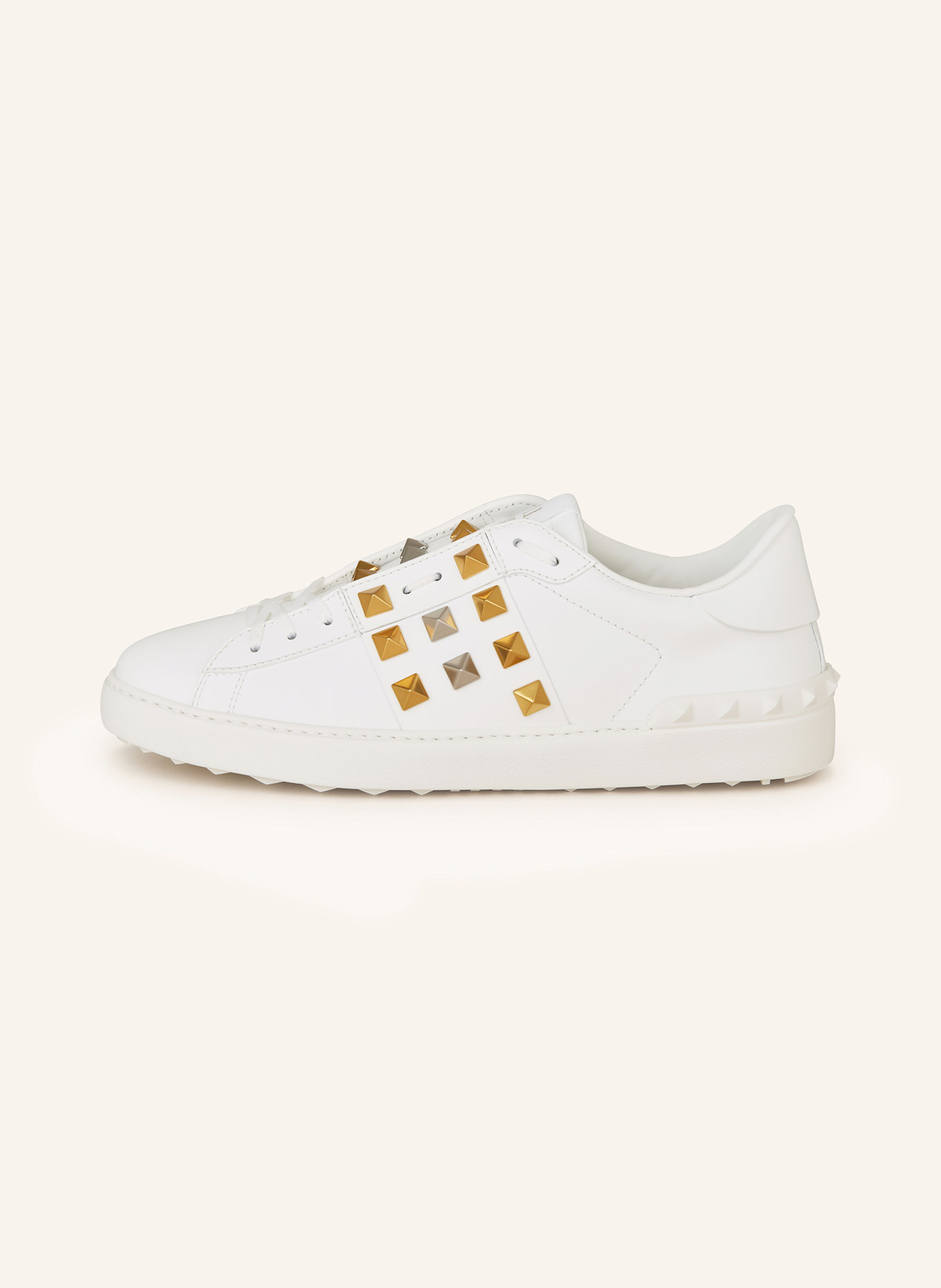 VALENTINO GARAVANI Sneaker ROCKSTUD mit Nieten: WEISS