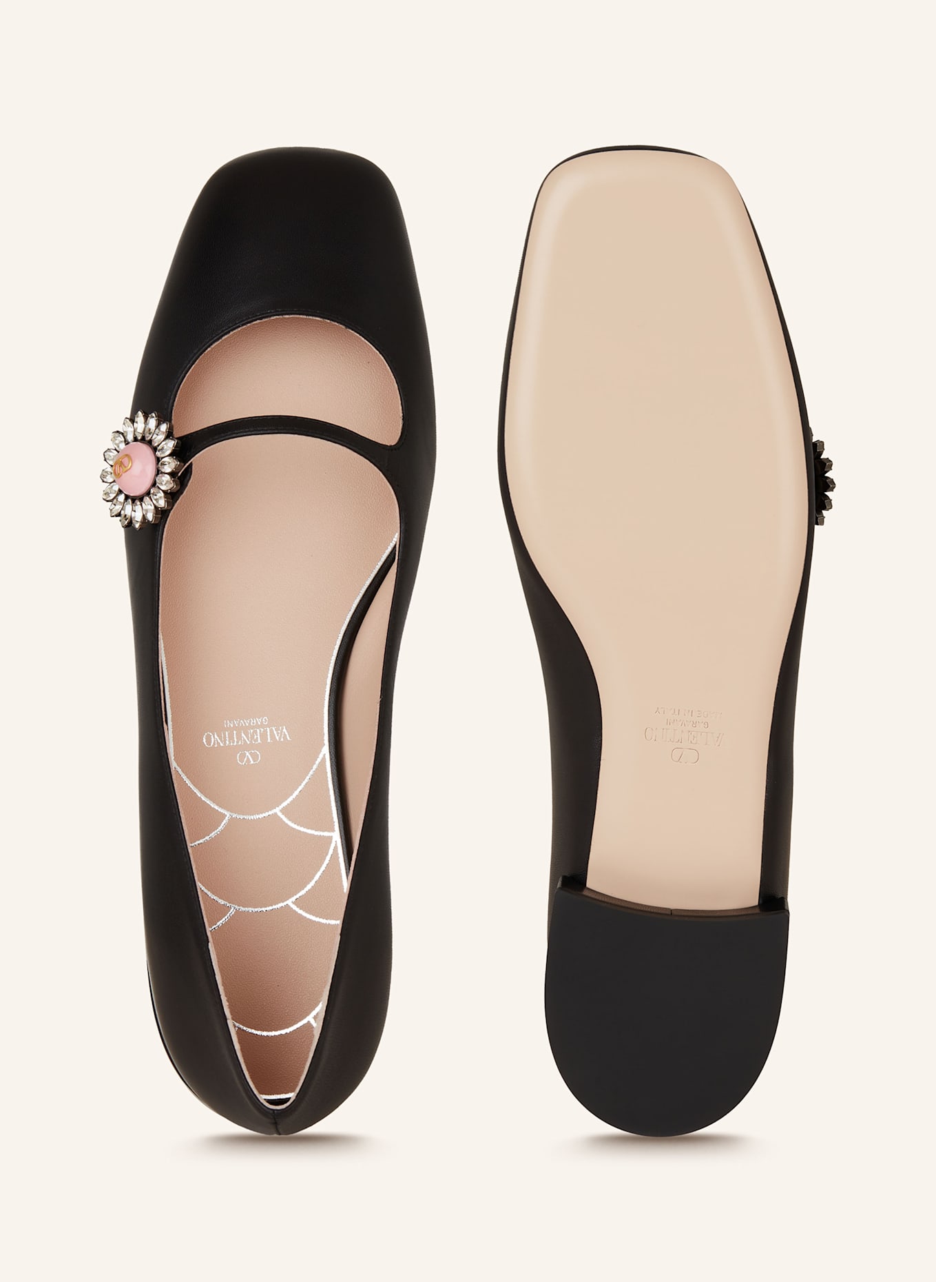 VALENTINO GARAVANI Mary Jane ballet flats PRESHOES in black
