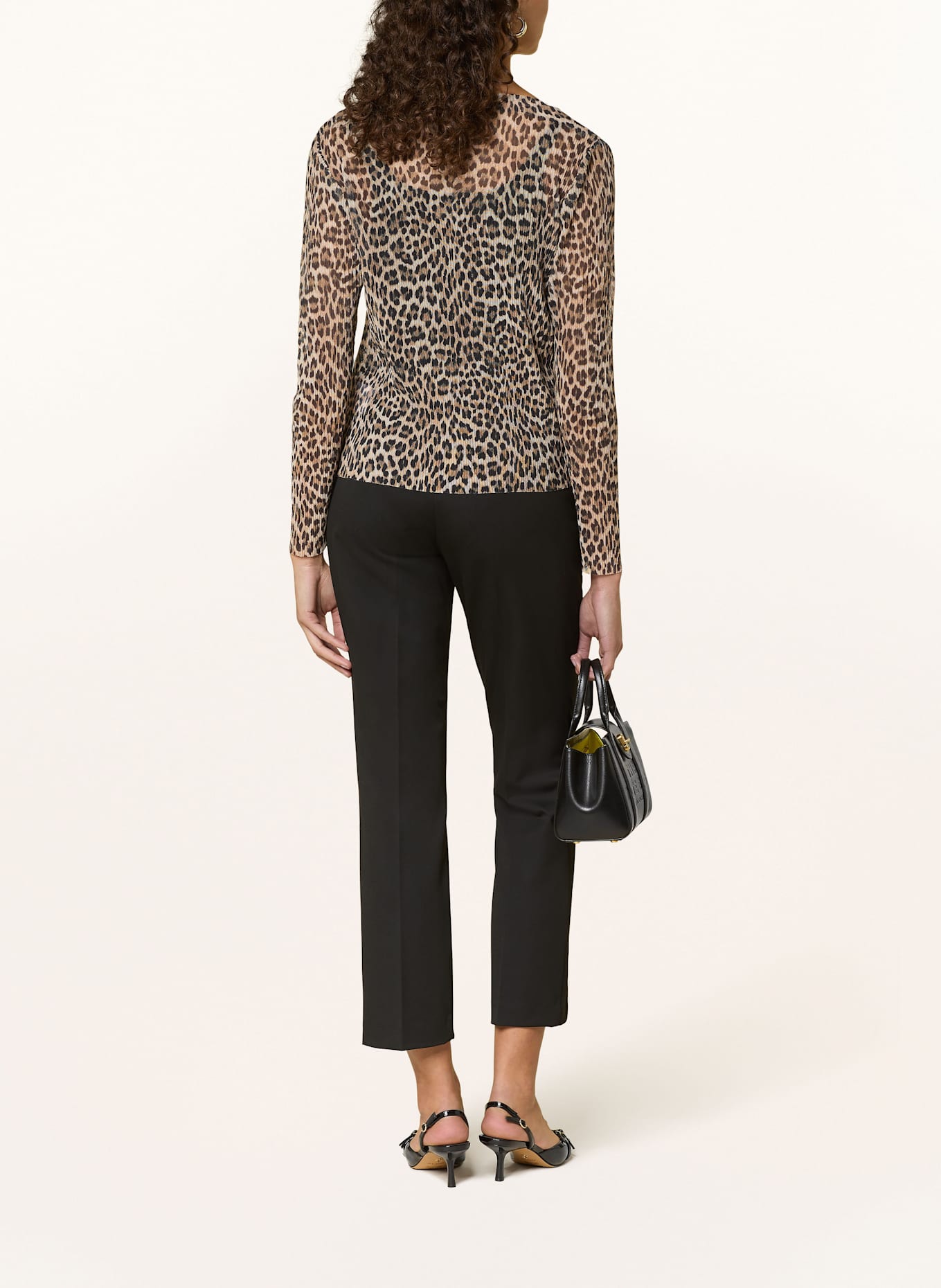 Rich & Royal Koszulka z długim rękawem z siateczki: BRĄZOWY / BEŻOWY / CZARNY