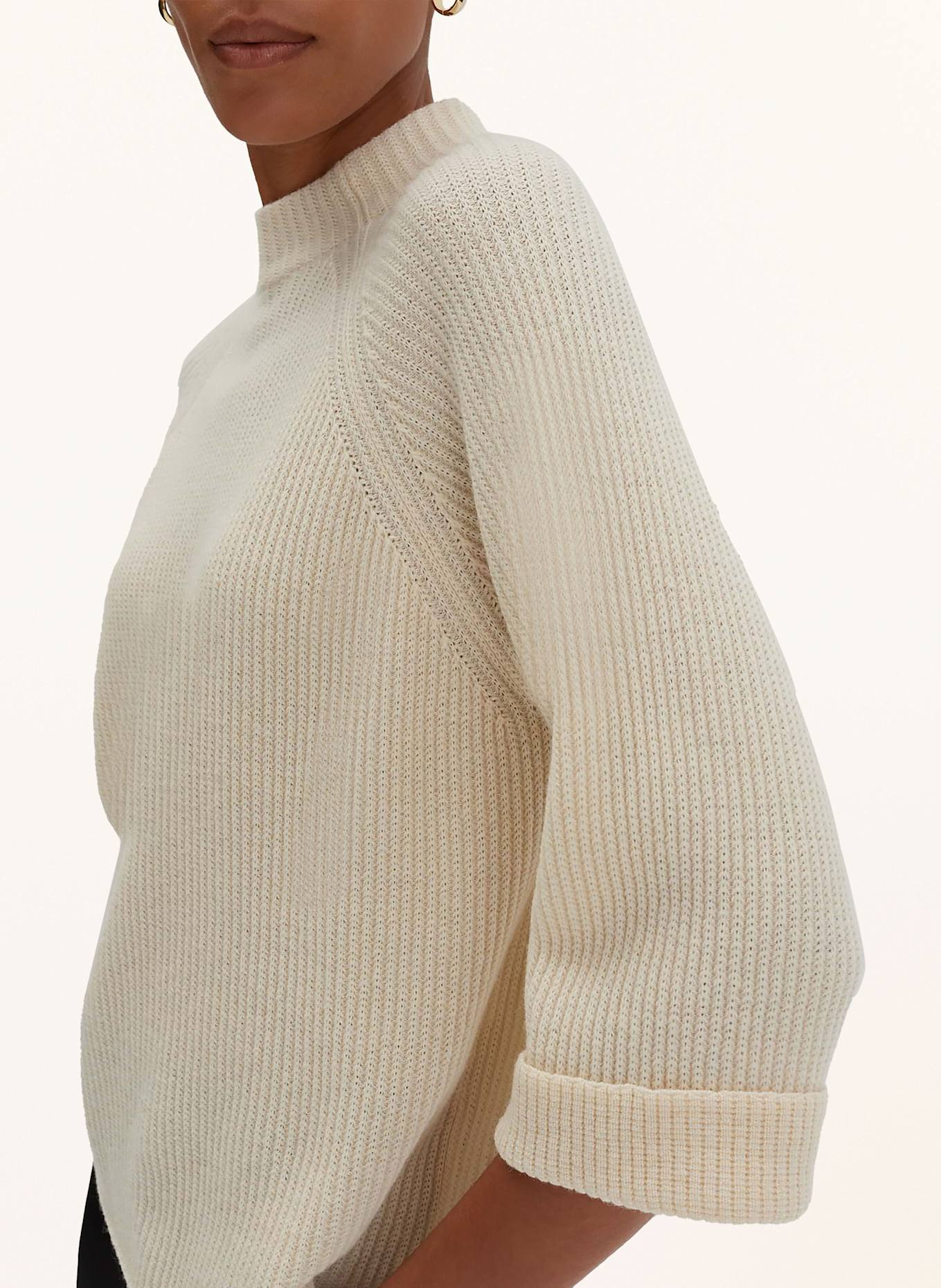 someday Pullover TIJOULIE mit 3/4-Arm: CREME