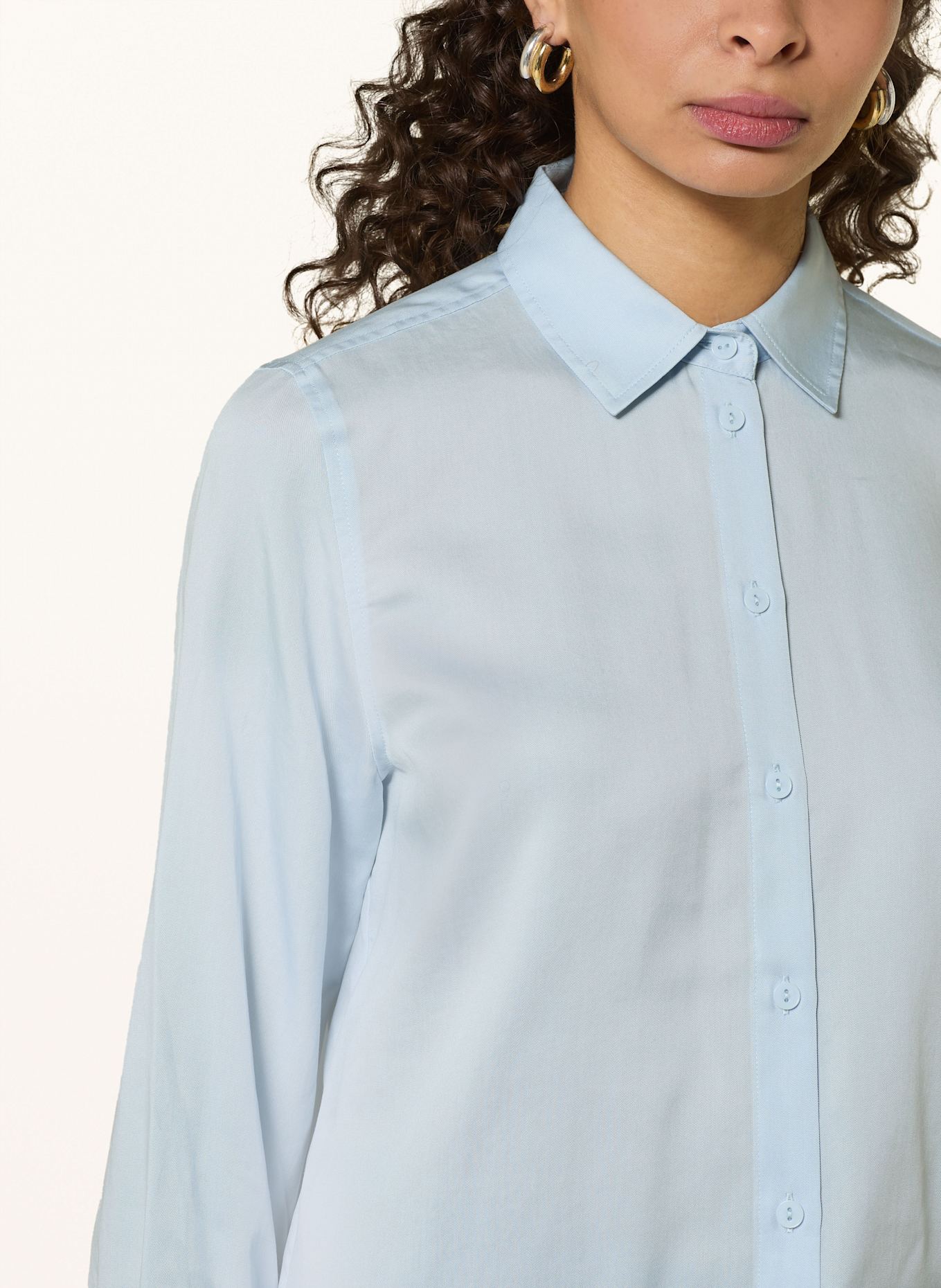 MOS MOSH Hemdbluse MMKETHER: HELLBLAU