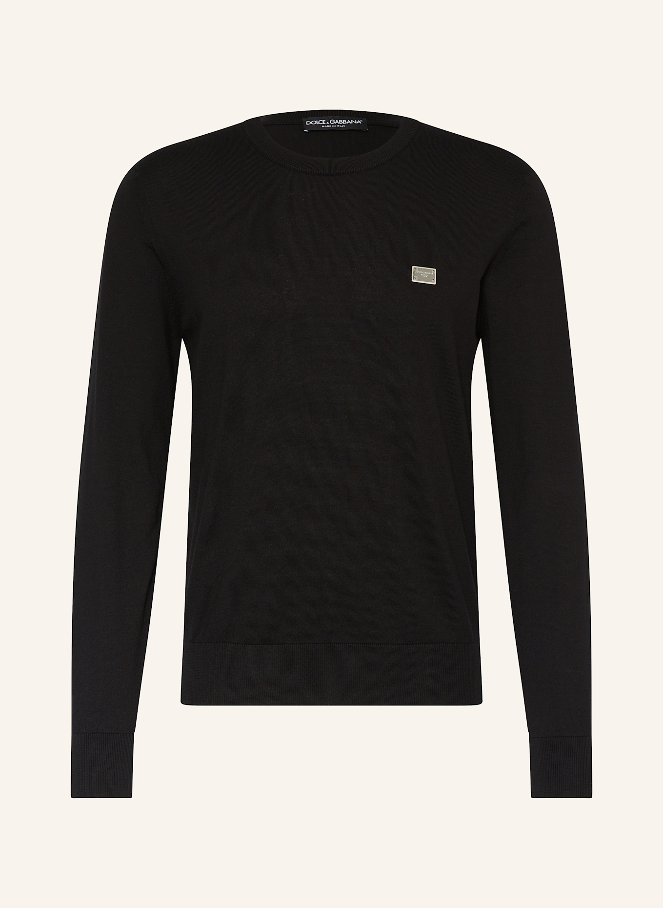 DOLCE & GABBANA Pullover: SCHWARZ