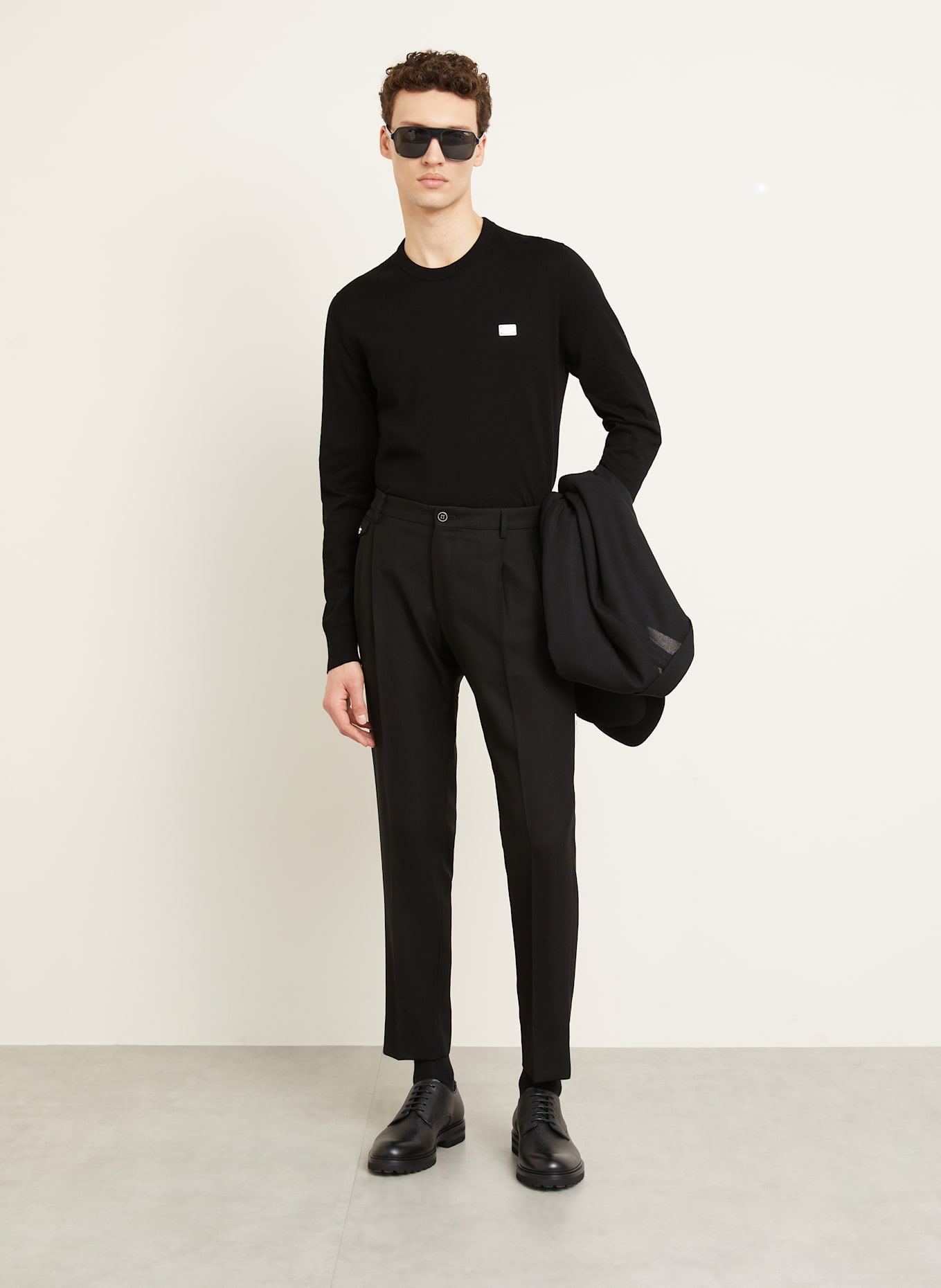 DOLCE & GABBANA Pullover: SCHWARZ