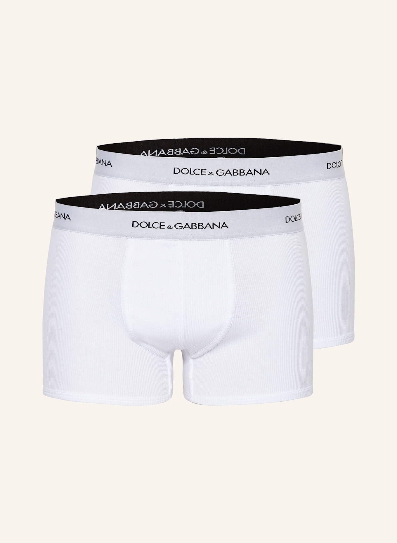 DOLCE & GABBANA Boxerky, 2 kusy v balení: BÍLÁ