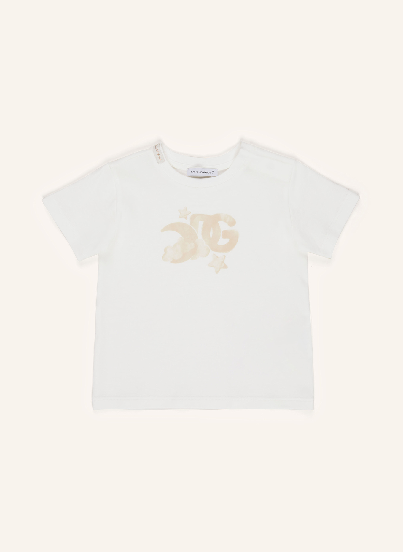 DOLCE & GABBANA T-Shirt: WEISS/ BEIGE
