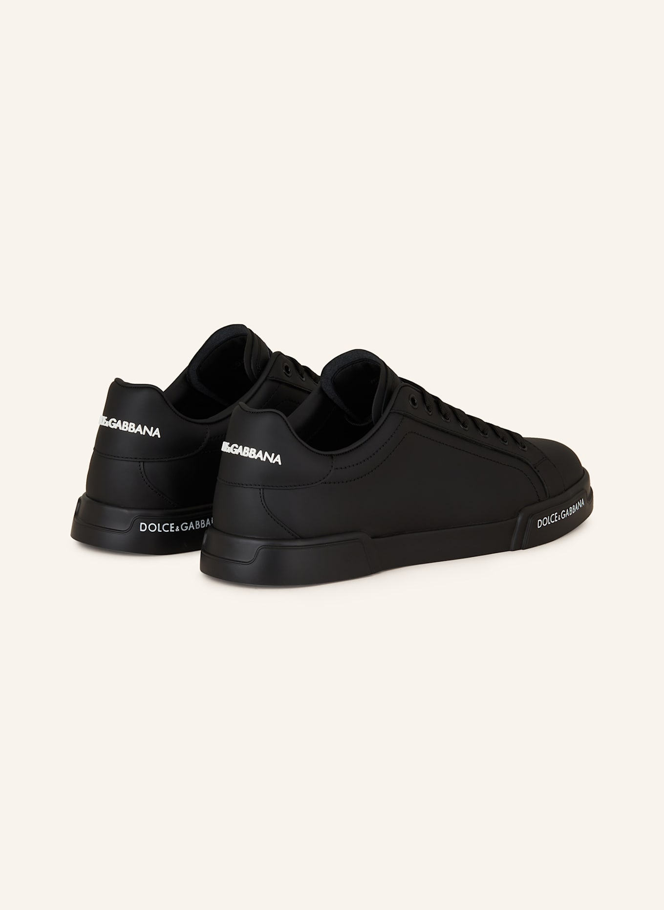 DOLCE & GABBANA Sneakersy PORTOFINO: ČERNÁ