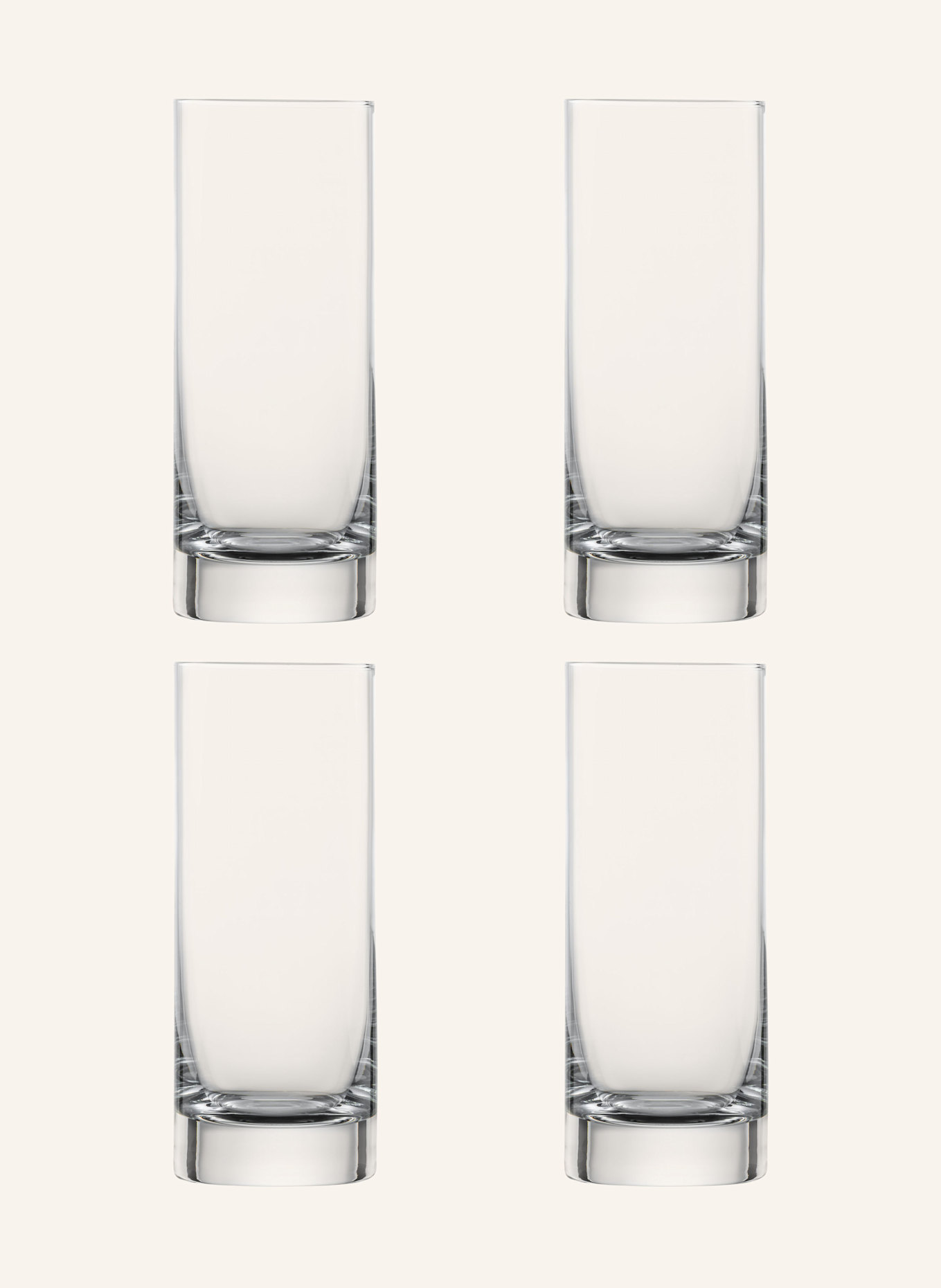 ZWIESEL GLAS 4er-Set Longdrinkgläser TAVORO: WEISS