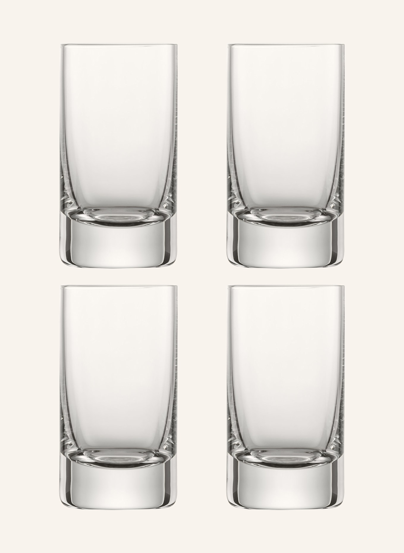 ZWIESEL GLAS 4er-Set Schnapsgläser TAVORO: WEISS