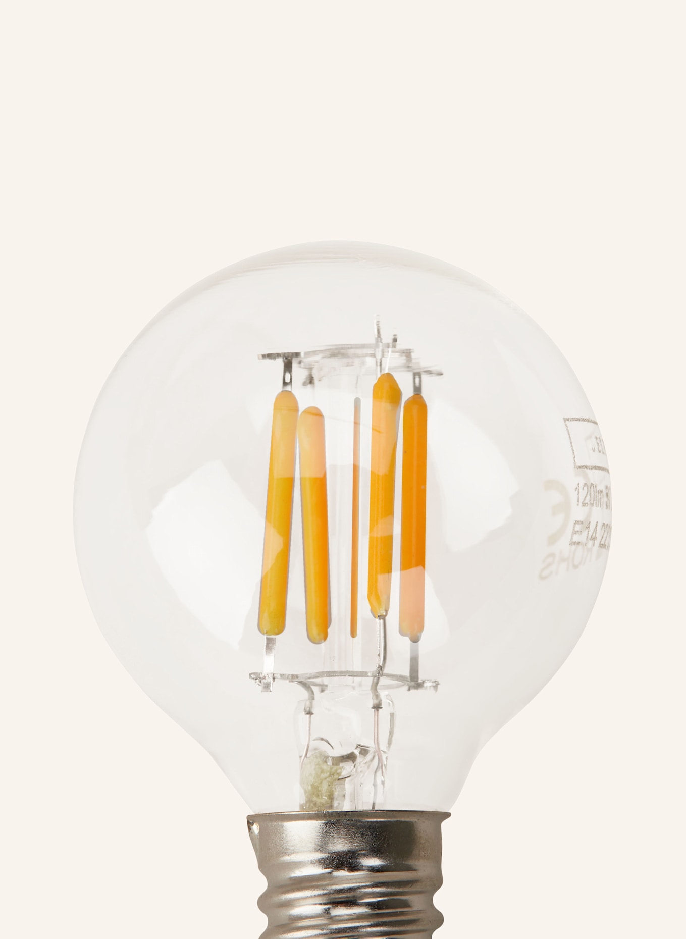 SELETTI LED light bulb: WHITE / SILVER